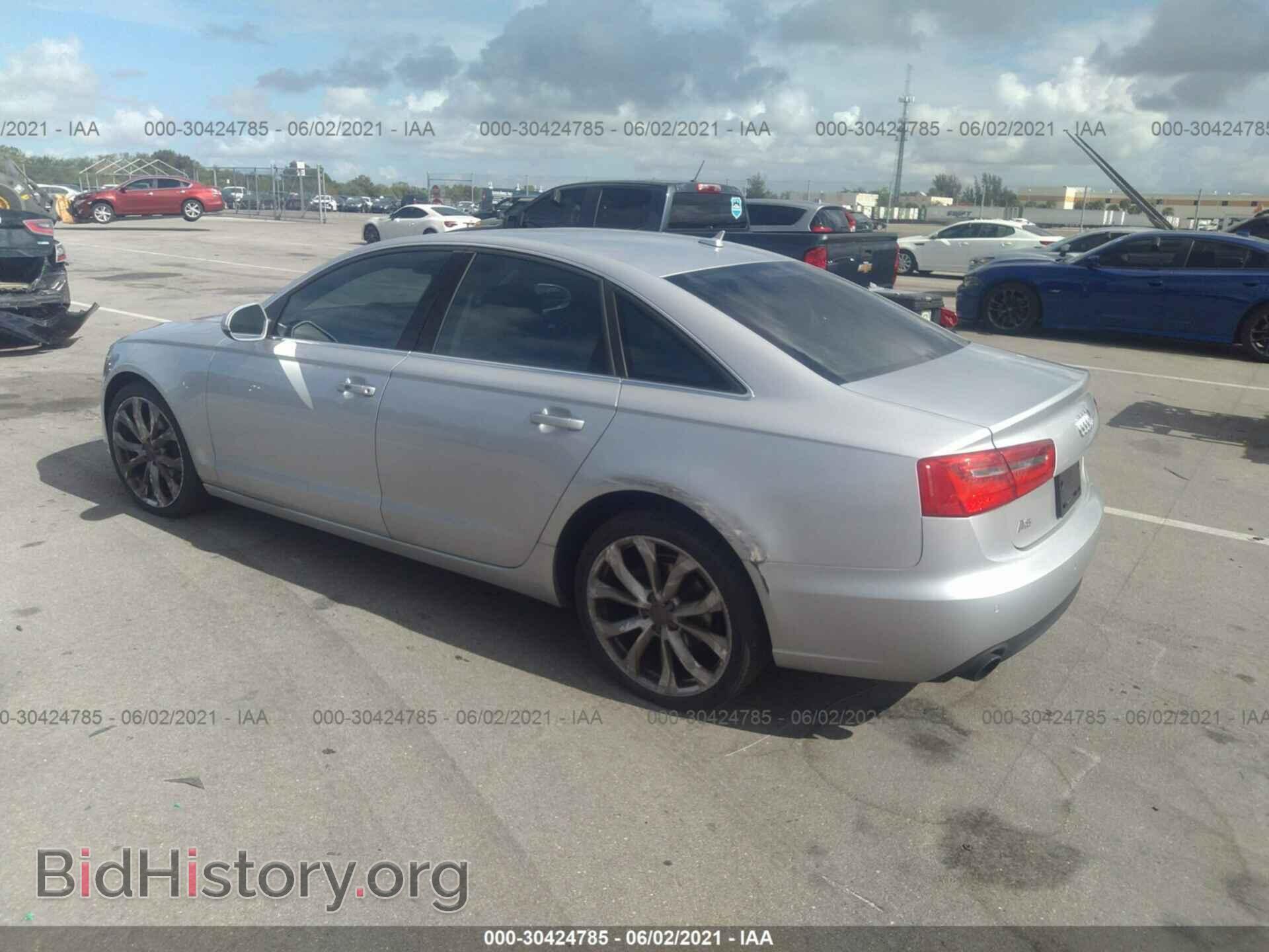 2013 AUDI A6 - VIN: WAUGFAFC3DN144510 - Фото 3