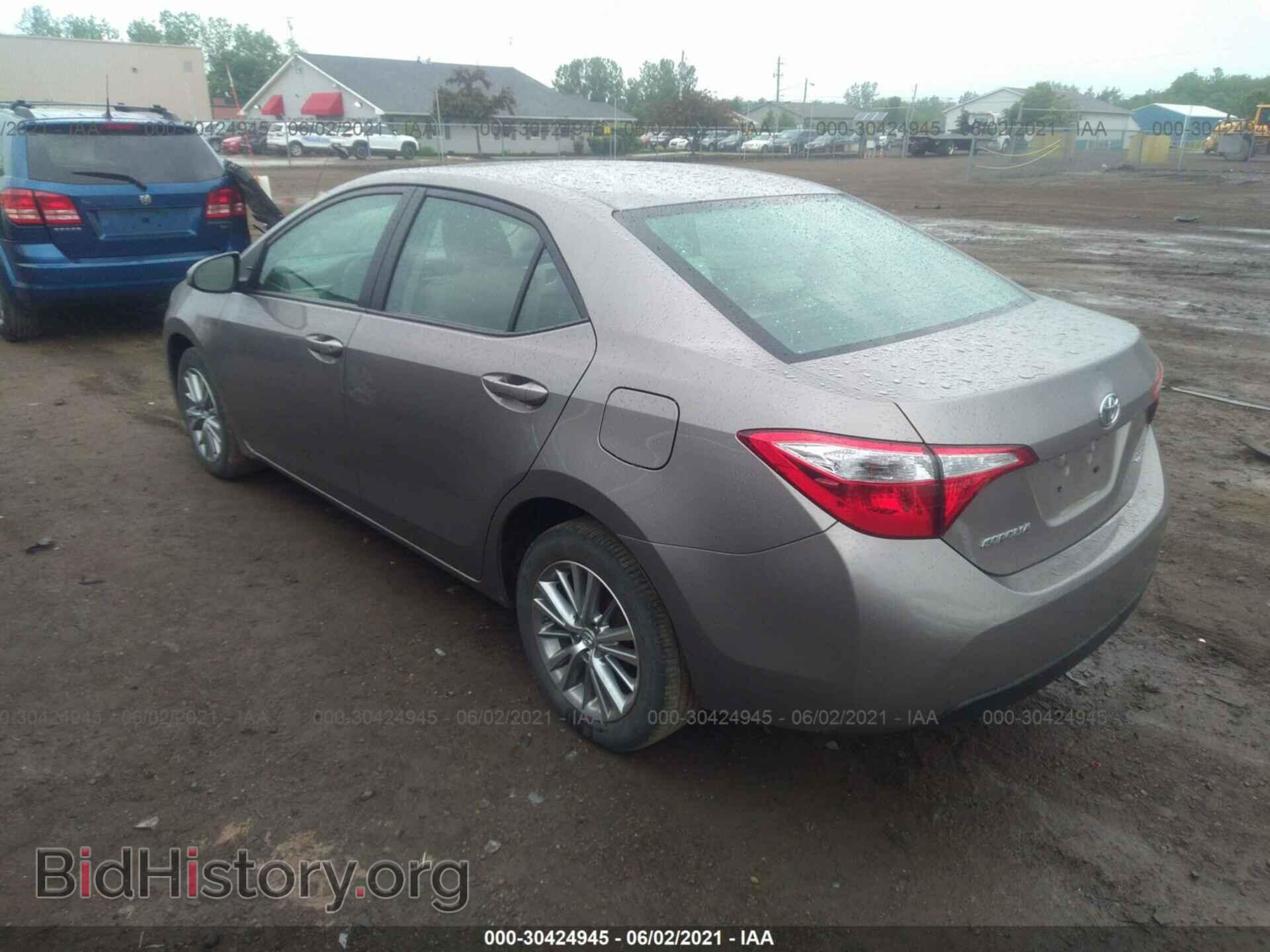 2014 TOYOTA COROLLA - VIN: 2T1BURHE5EC137322 - Фото 3