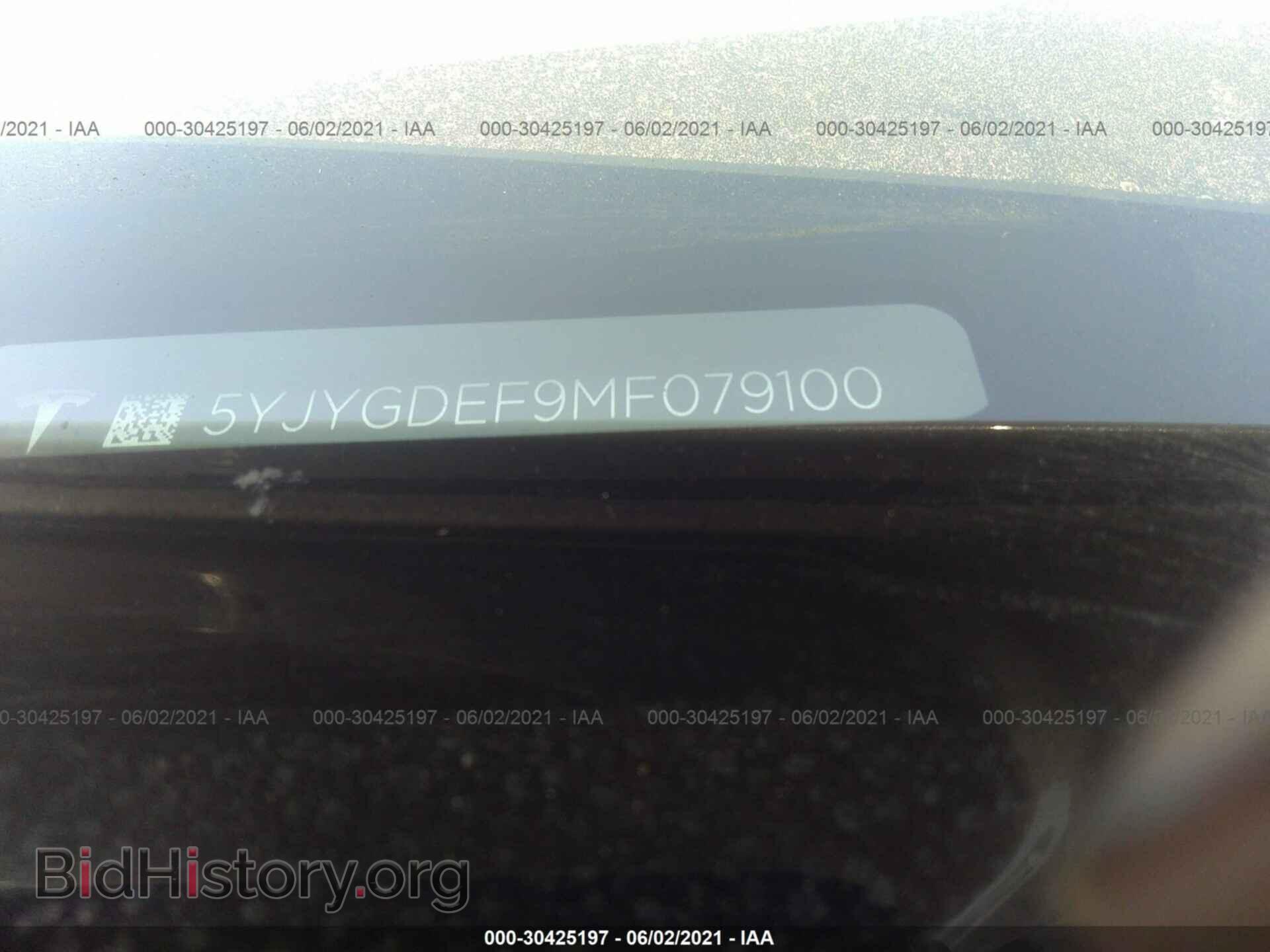 2021 TESLA MODEL Y - VIN: 5YJYGDEF9MF079100 - Фото 9