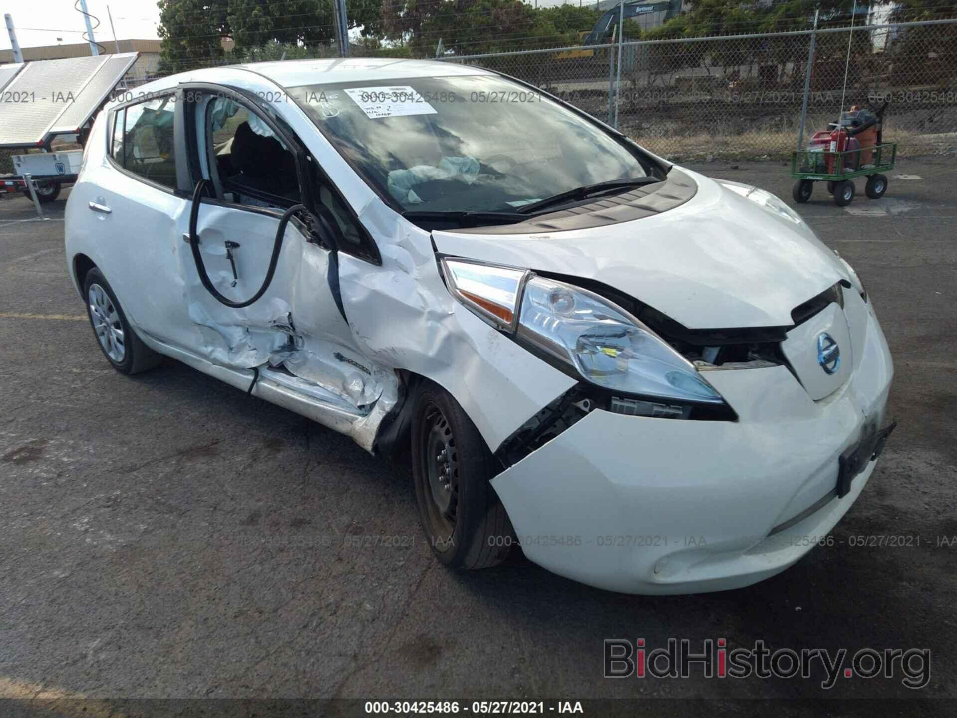 Photo 1N4AZ0CP1FC322808 - NISSAN LEAF 2015