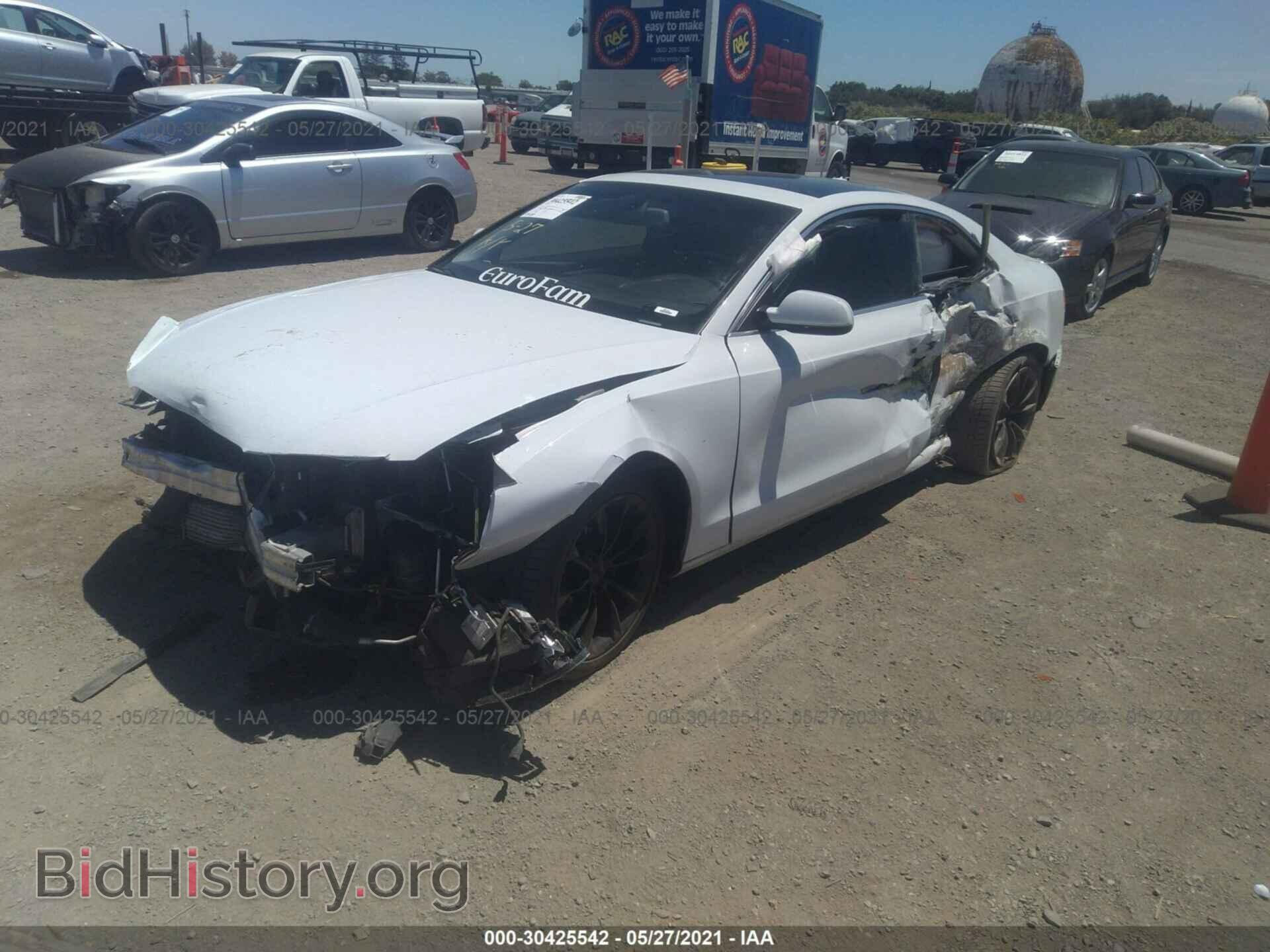 2014 AUDI A5 - VIN: WAUCFAFR8EA007333 - Фото 2