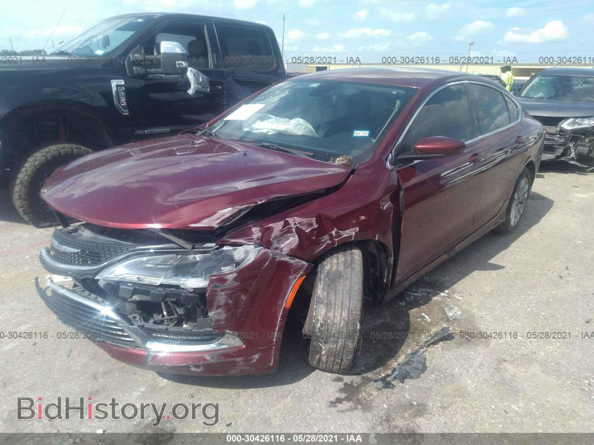 2015 CHRYSLER 200 - VIN: 1C3CCCAB7FN607468 - Фото 2
