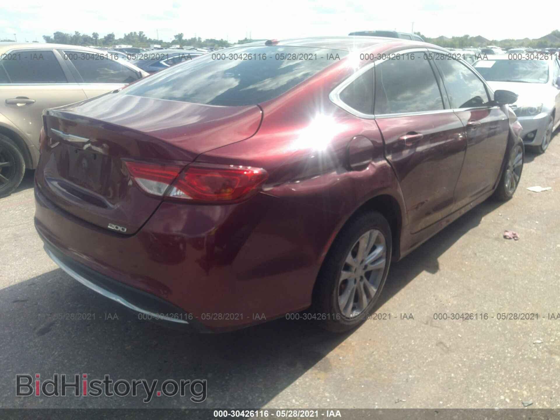 2015 CHRYSLER 200 - VIN: 1C3CCCAB7FN607468 - Фото 4