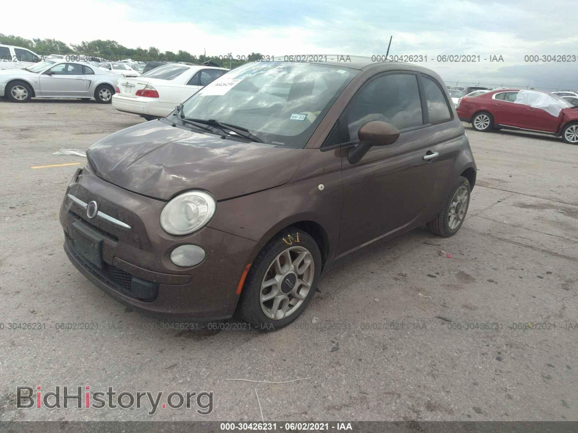 2012 FIAT 500 - VIN: 3C3CFFAR3CT104022 - Фото 2