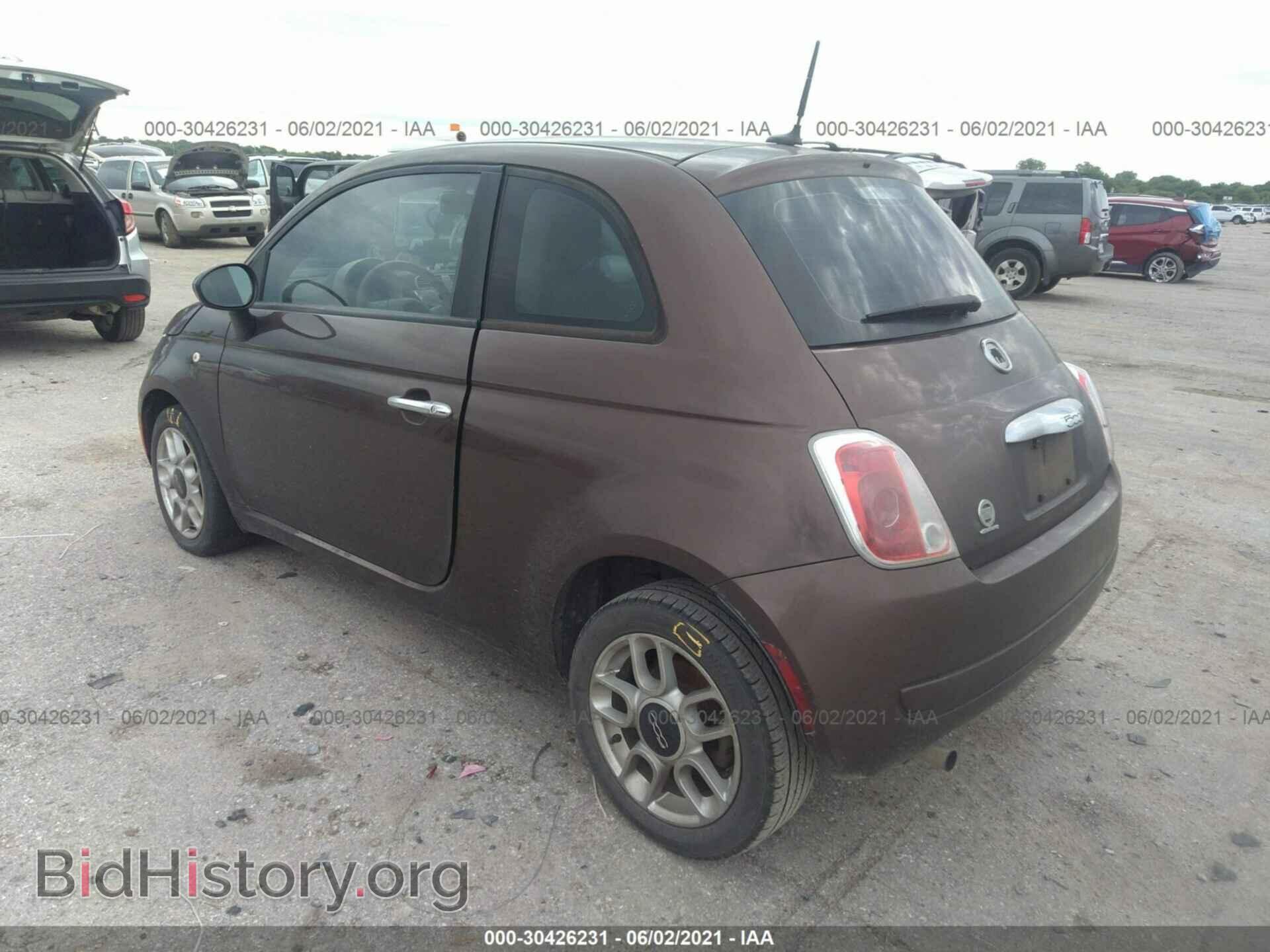 2012 FIAT 500 - VIN: 3C3CFFAR3CT104022 - Фото 3
