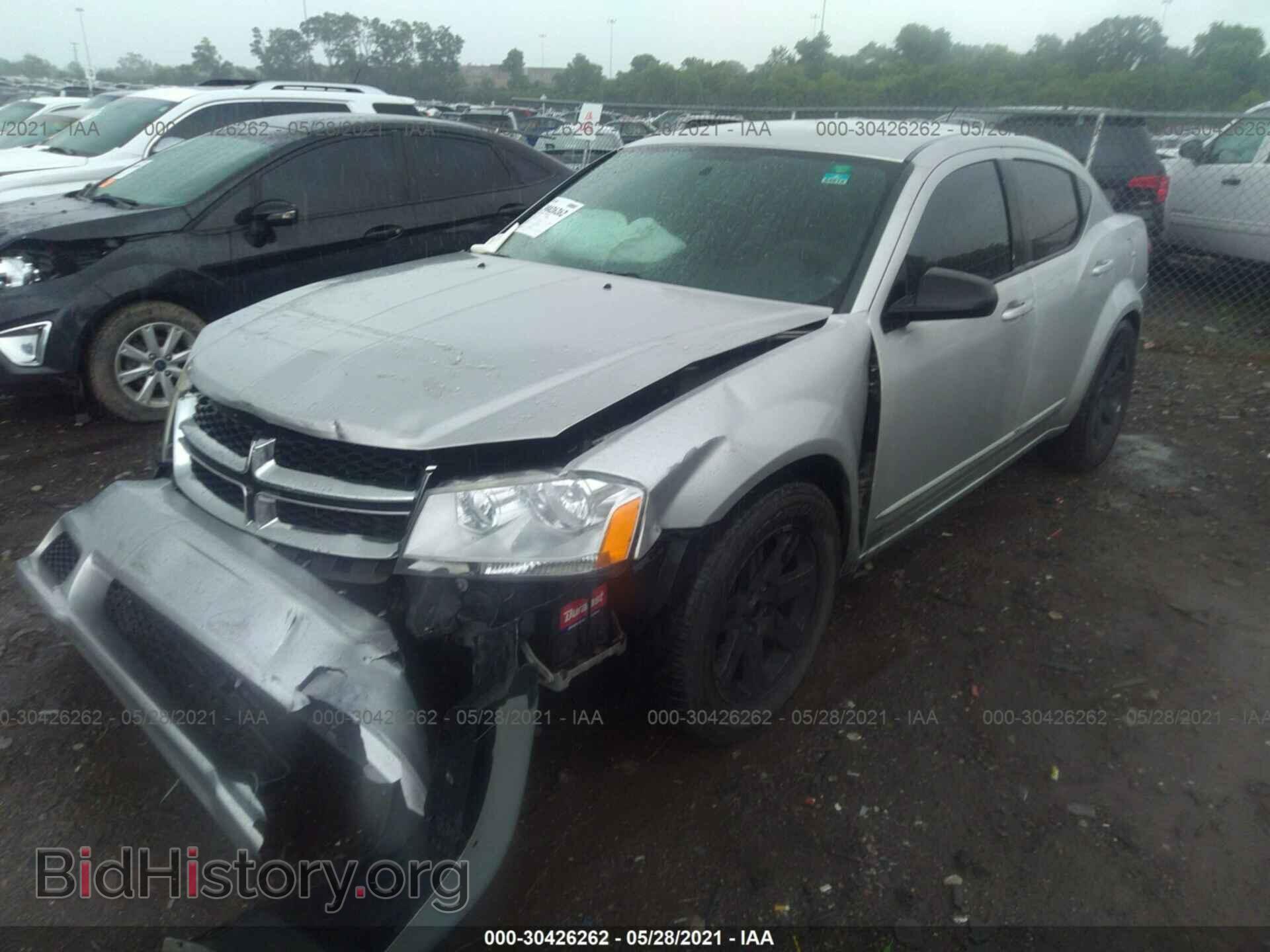 2012 DODGE AVENGER - VIN: 1C3CDZAG8CN310054 - Фото 2