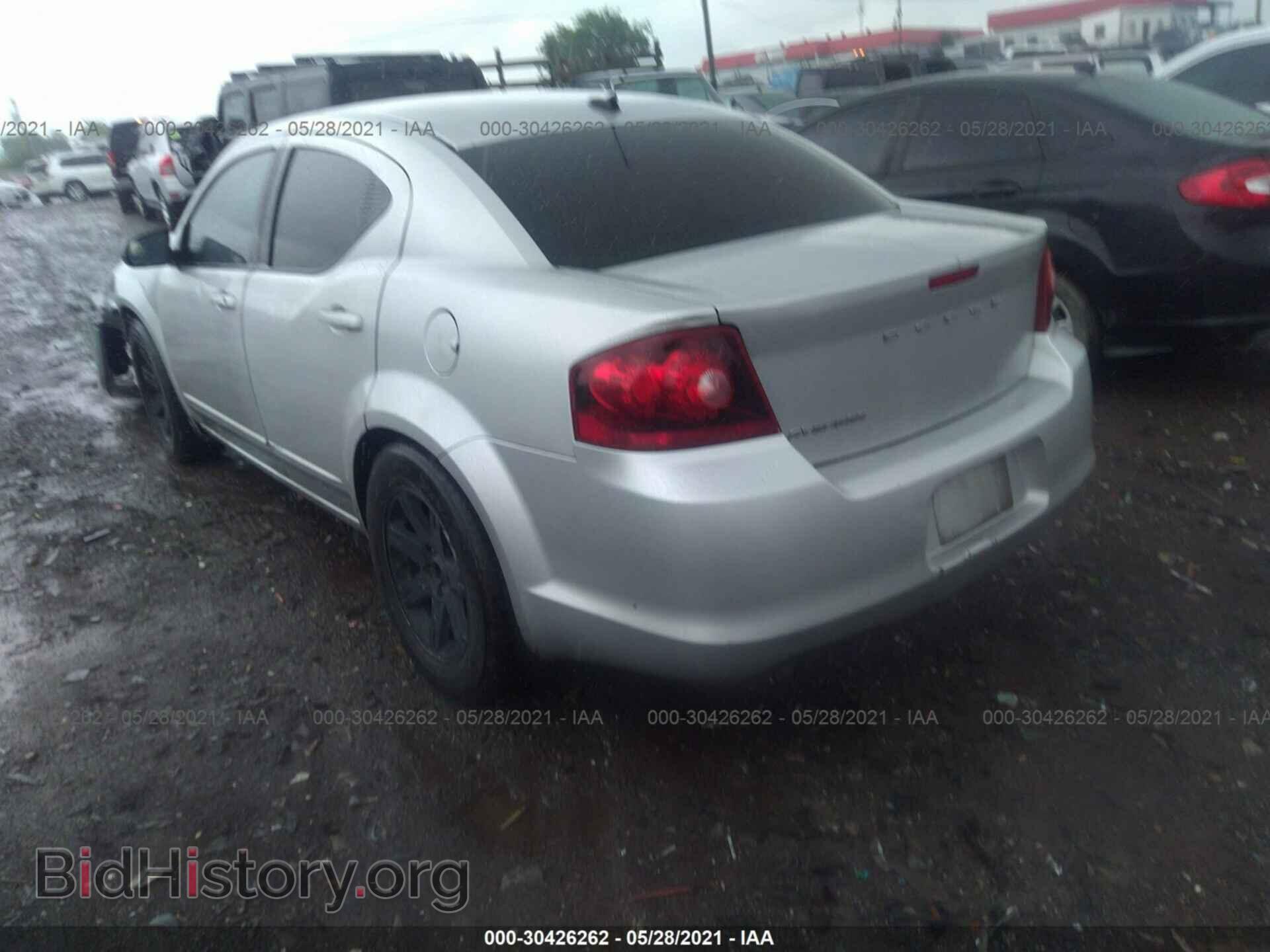 2012 DODGE AVENGER - VIN: 1C3CDZAG8CN310054 - Фото 3