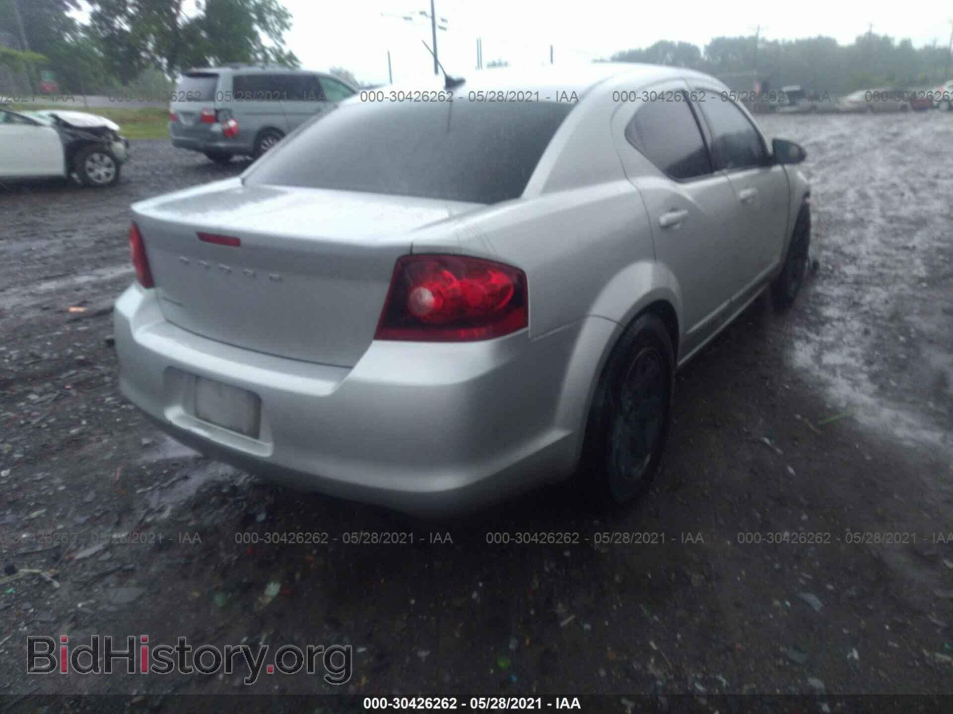 2012 DODGE AVENGER - VIN: 1C3CDZAG8CN310054 - Фото 4