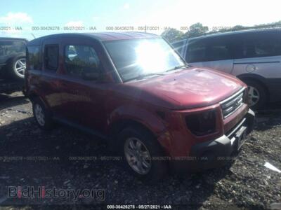 2008 Honda ELEMENT EX, red — VIN 5J6YH28758L008785, IAAI