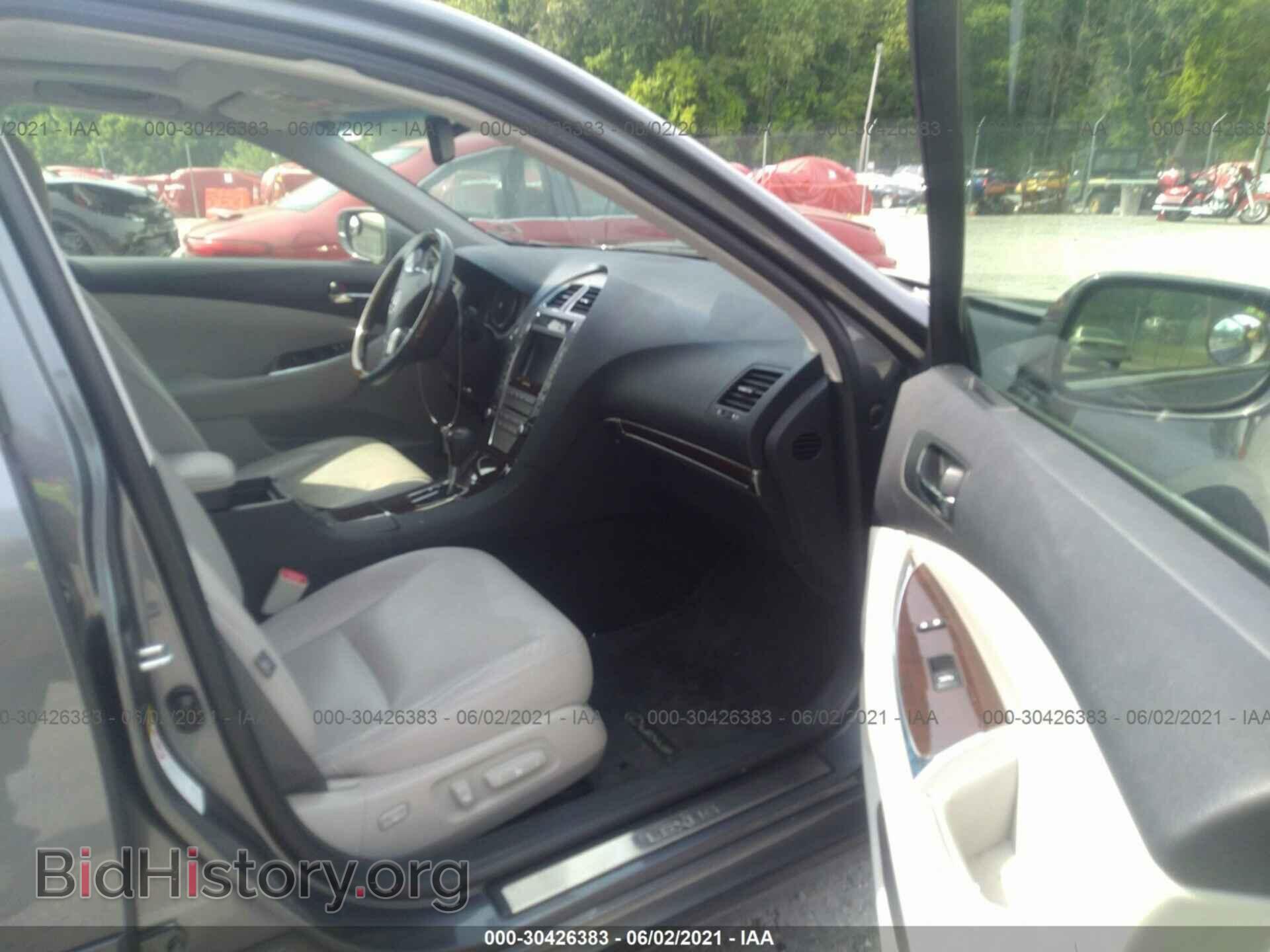2012 LEXUS ES 350 - VIN: JTHBK1EG5C2475357 - Фото 5