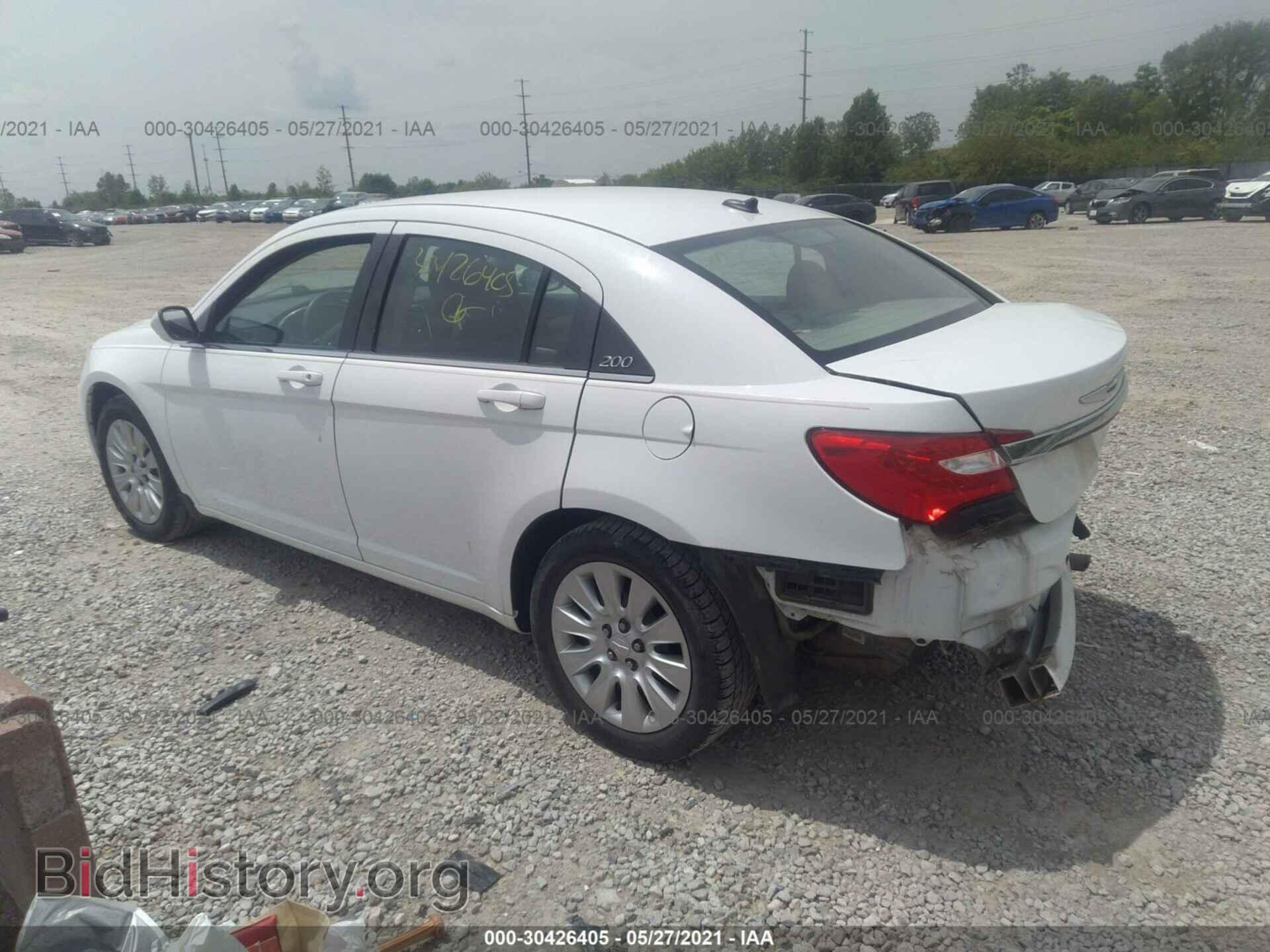 2013 CHRYSLER 200 - VIN: 1C3CCBAB5DN604740 - Фото 3