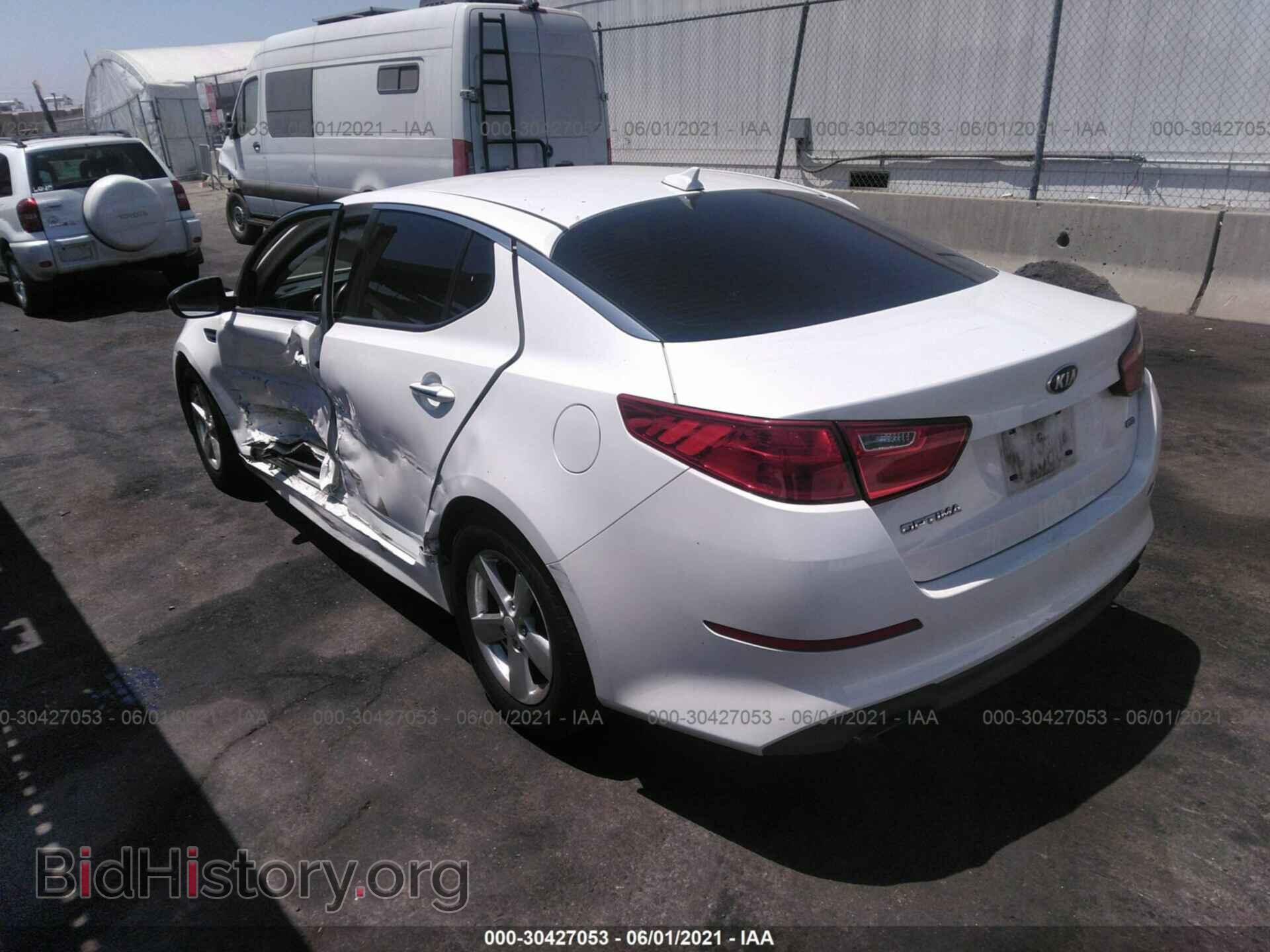 2014 KIA OPTIMA - VIN: KNAGM4A7XE5455483 - Фото 3