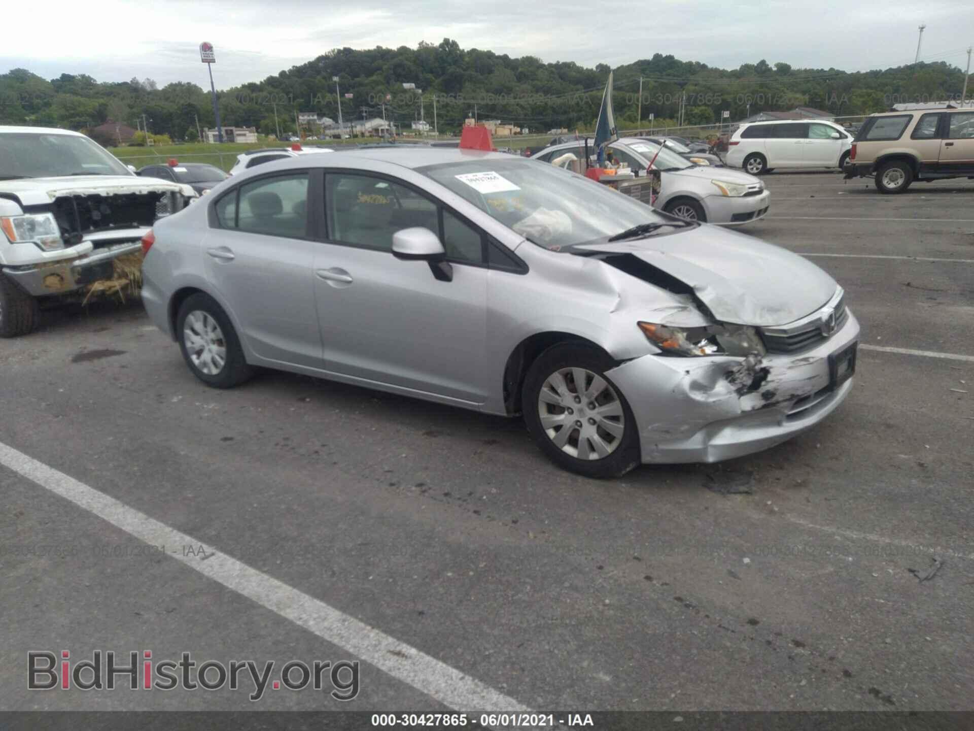 Photo 2HGFB2F50CH303624 - HONDA CIVIC SDN 2012