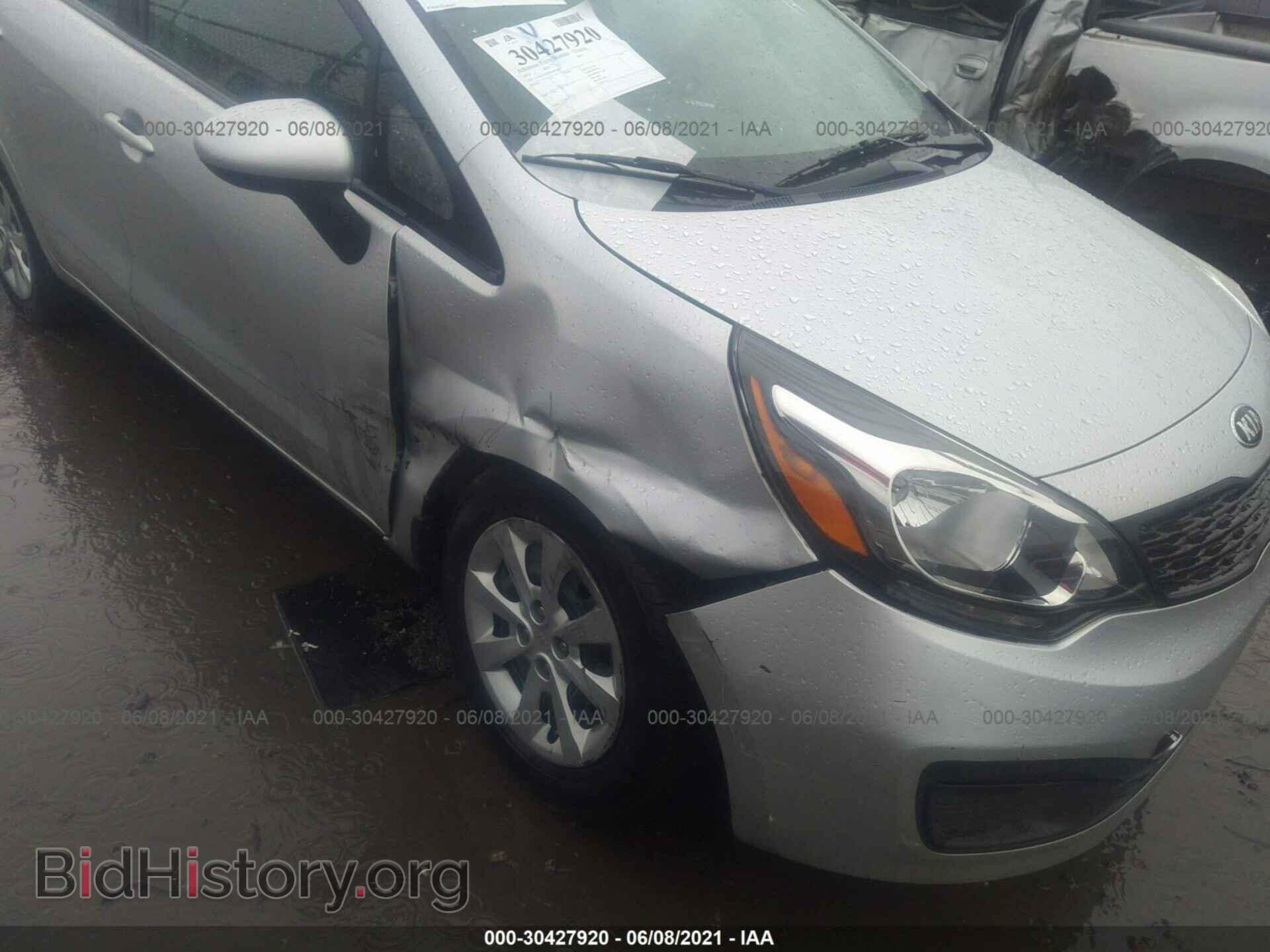 2014 KIA RIO - VIN: KNADM4A3XE6396185 - Фото 6