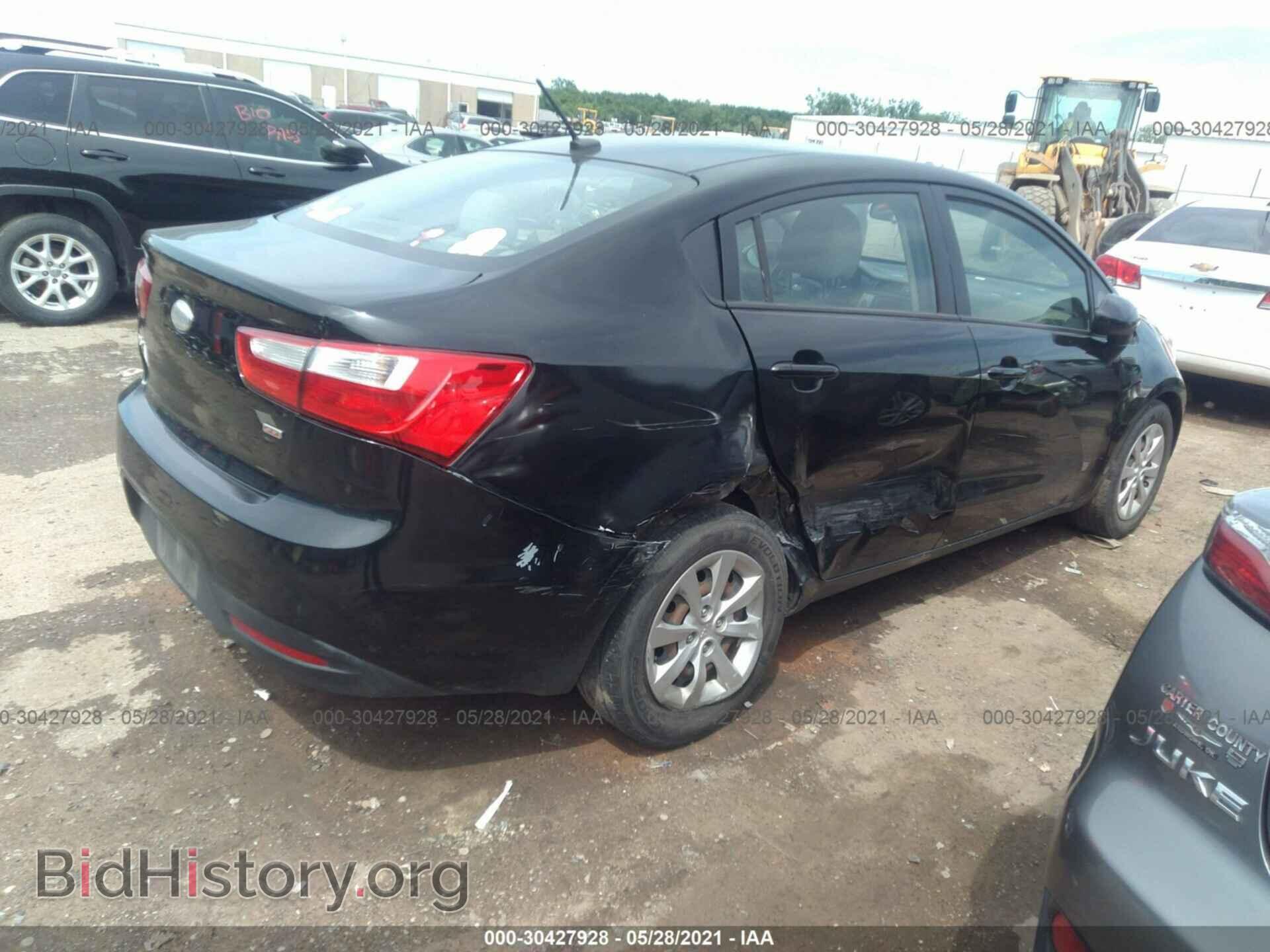 2014 KIA RIO - VIN: KNADM4A31E6324274 - Фото 4