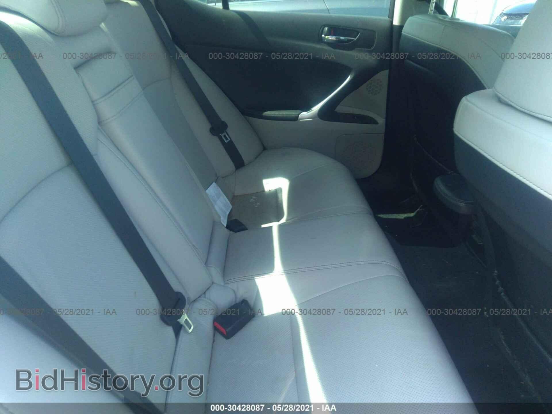 2011 LEXUS IS 250 - VIN: JTHBF5C22B5144509 - Фото 8