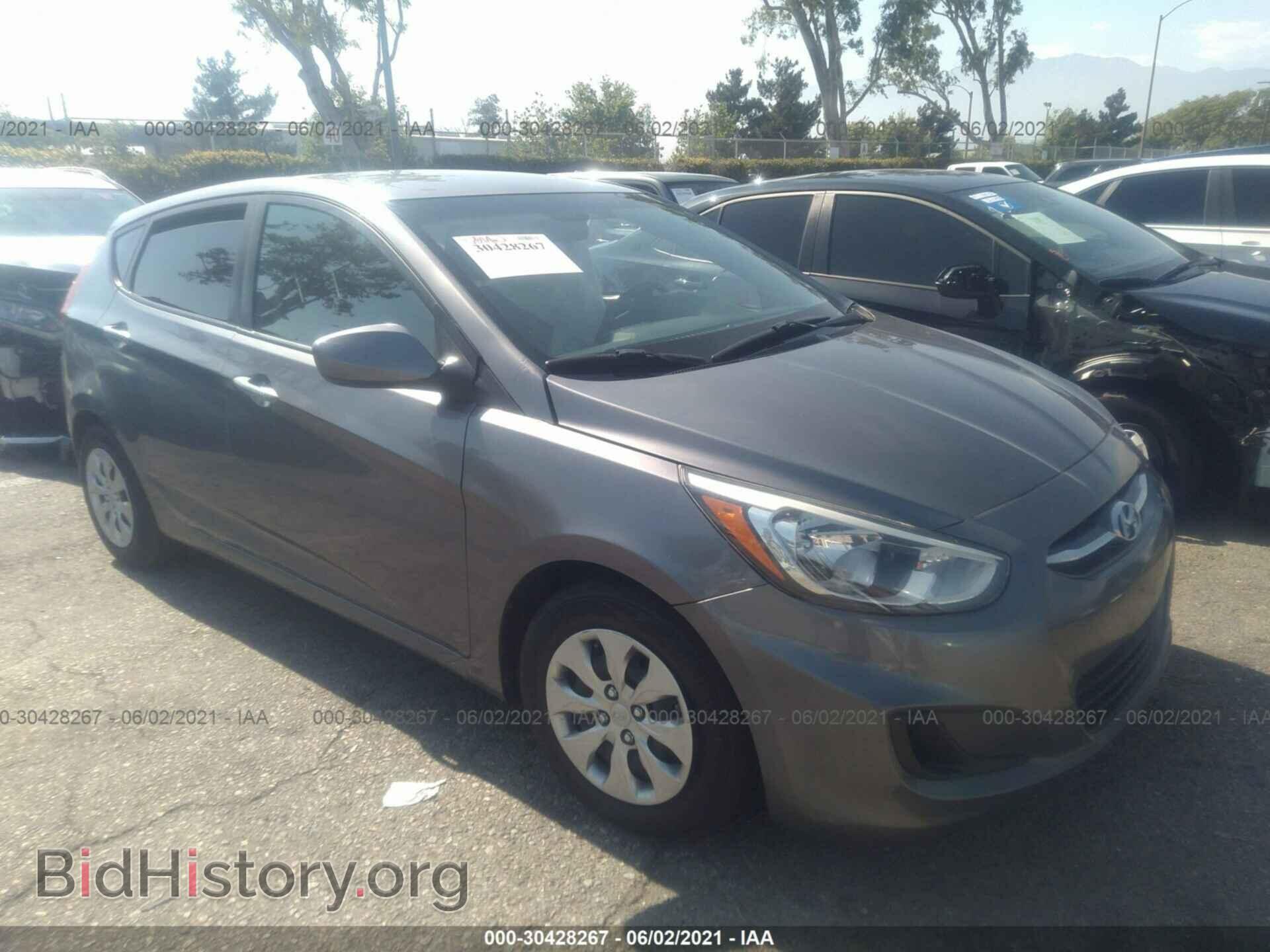 Фотография KMHCT5AE0HU346741 - HYUNDAI ACCENT 2017