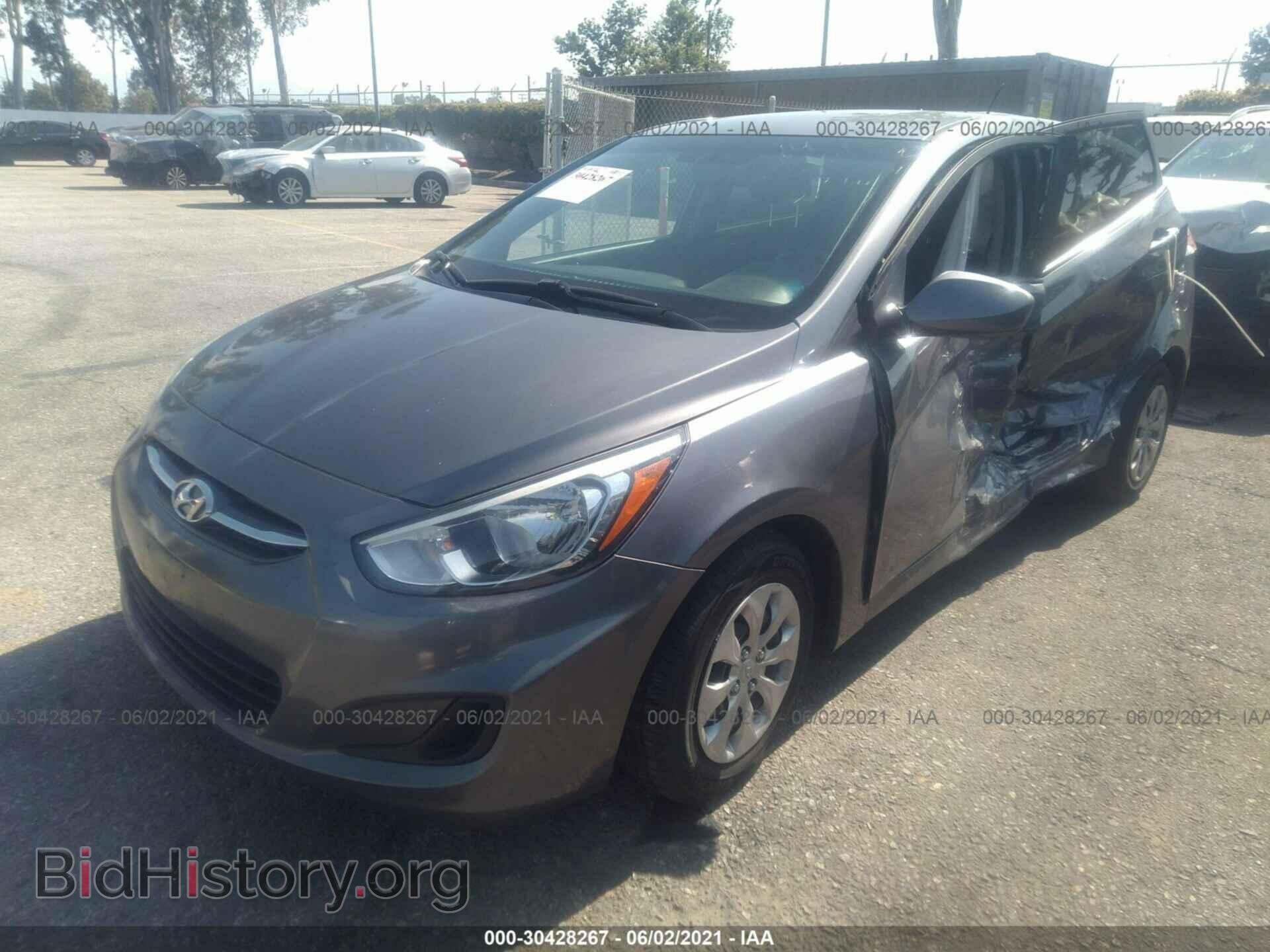 2017 HYUNDAI ACCENT - VIN: KMHCT5AE0HU346741 - Фото 2