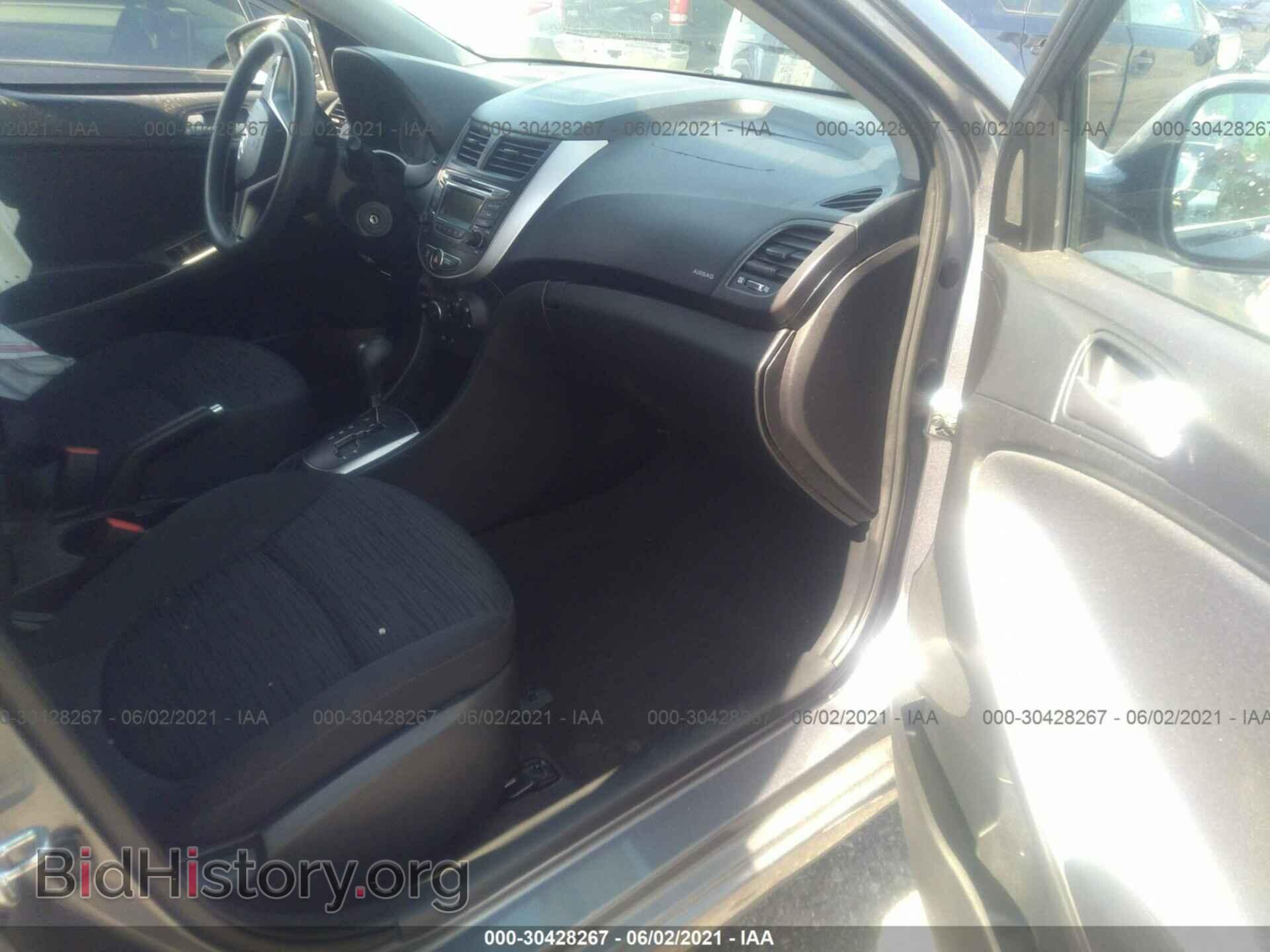2017 HYUNDAI ACCENT - VIN: KMHCT5AE0HU346741 - Фото 5