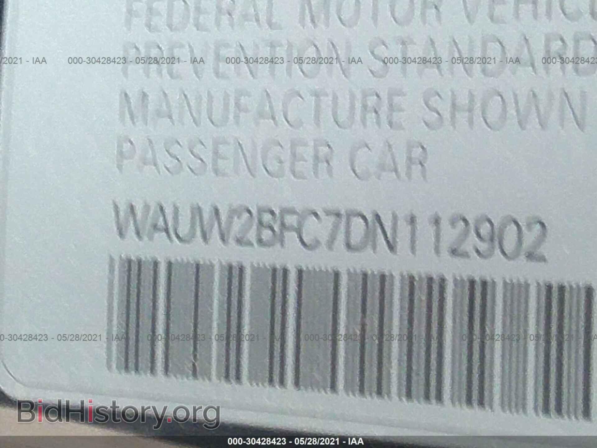 2013 AUDI S7 - VIN: WAUW2BFC7DN112902 - Фото 9