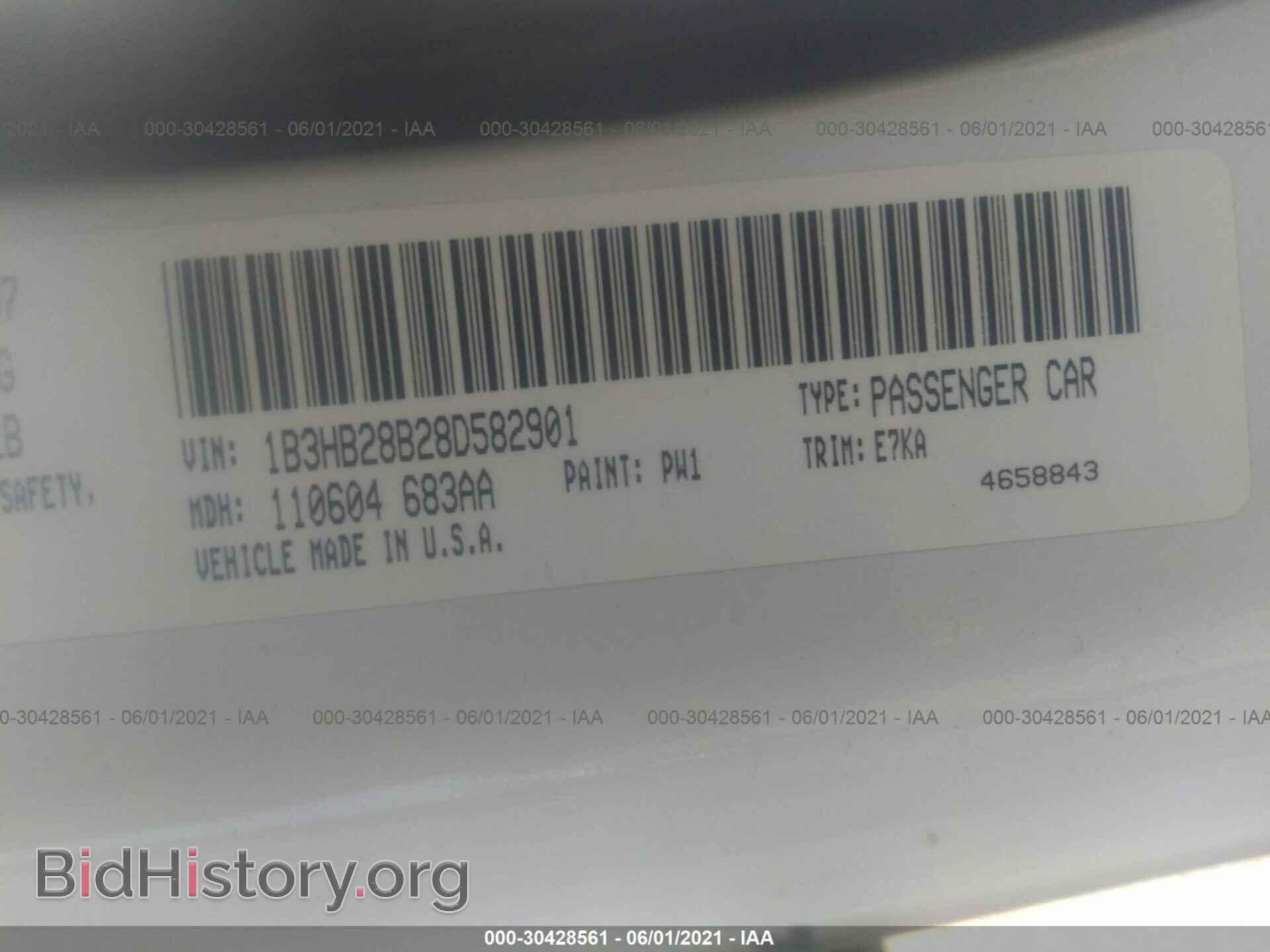 2008 DODGE CALIBER - VIN: 1B3HB28B28D582901 - Photo 9