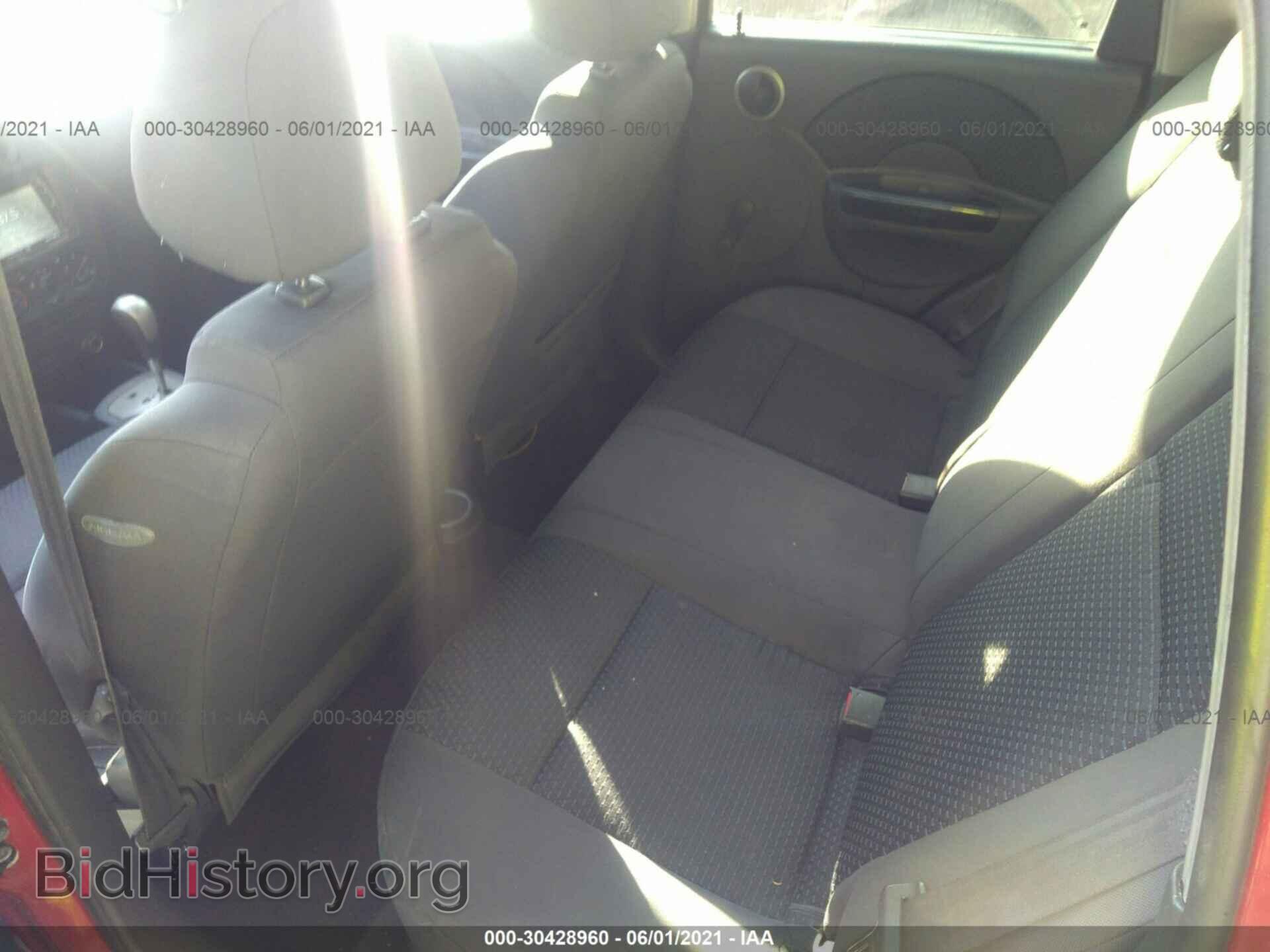 2008 CHEVROLET AVEO - VIN: KL1TD66618B266277 - Фото 8