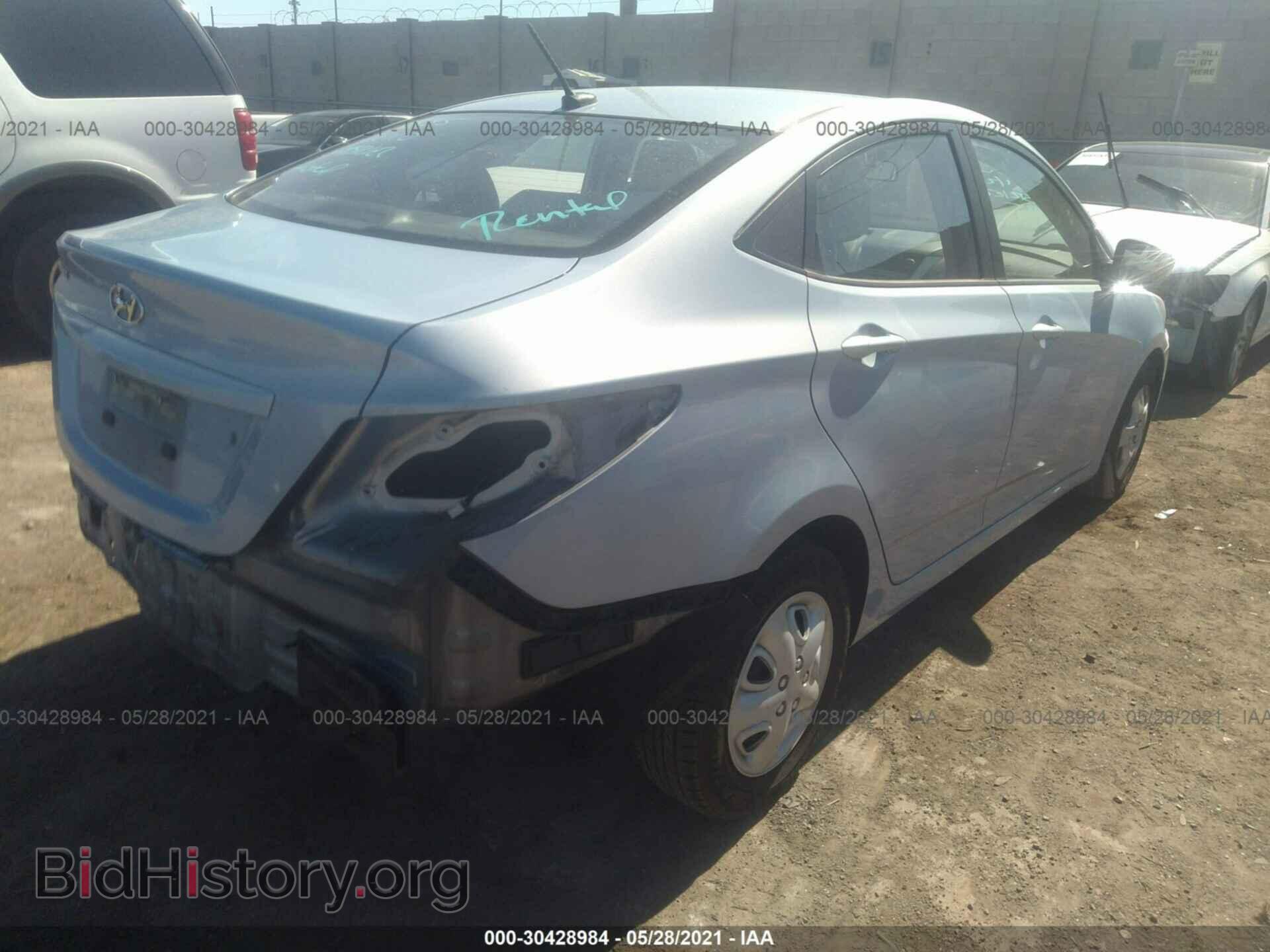 2013 HYUNDAI ACCENT - VIN: KMHCT4AE5DU537284 - Фото 4