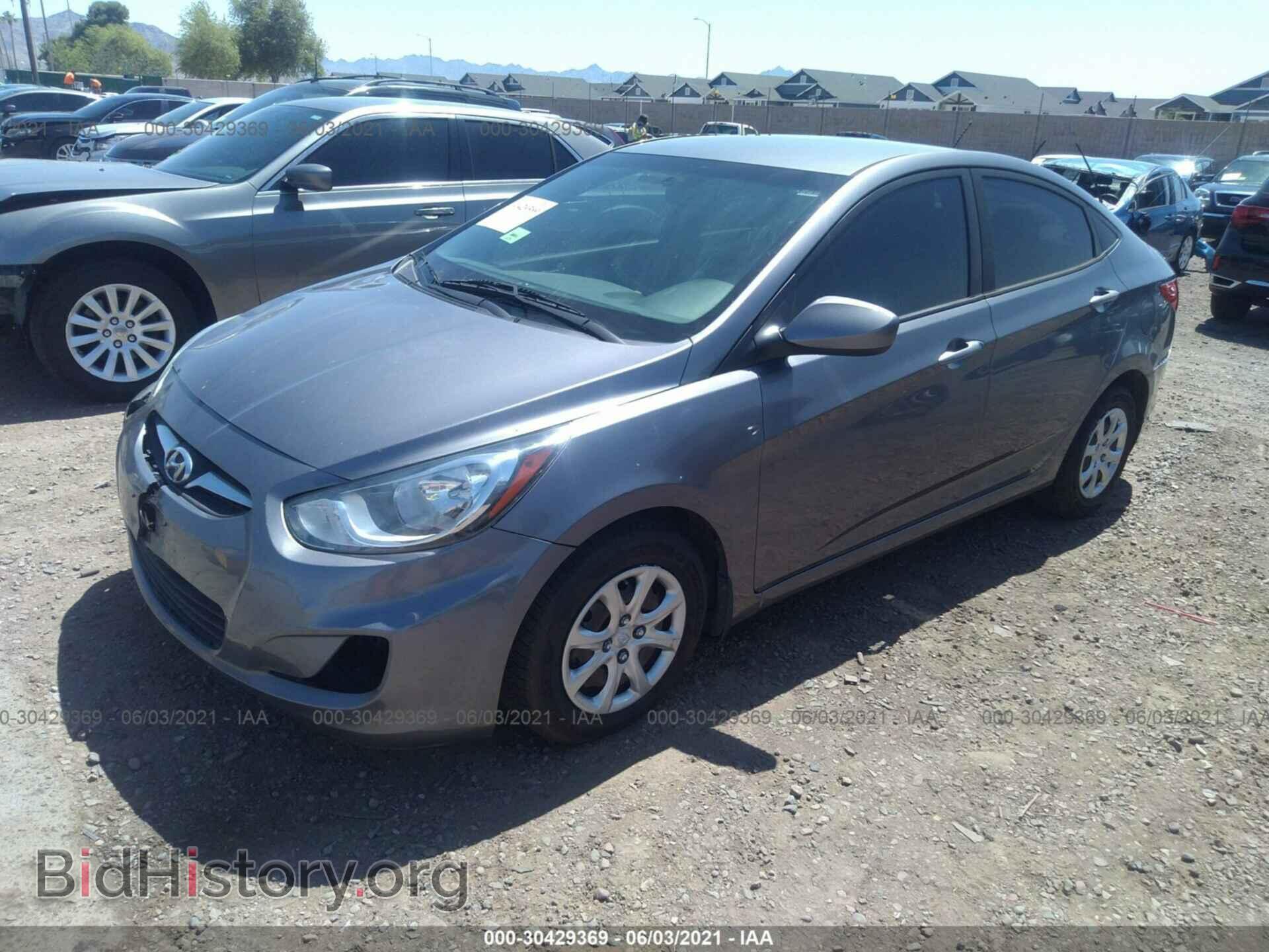 2013 HYUNDAI ACCENT - VIN: KMHCT4AE5DU559611 - Фото 2