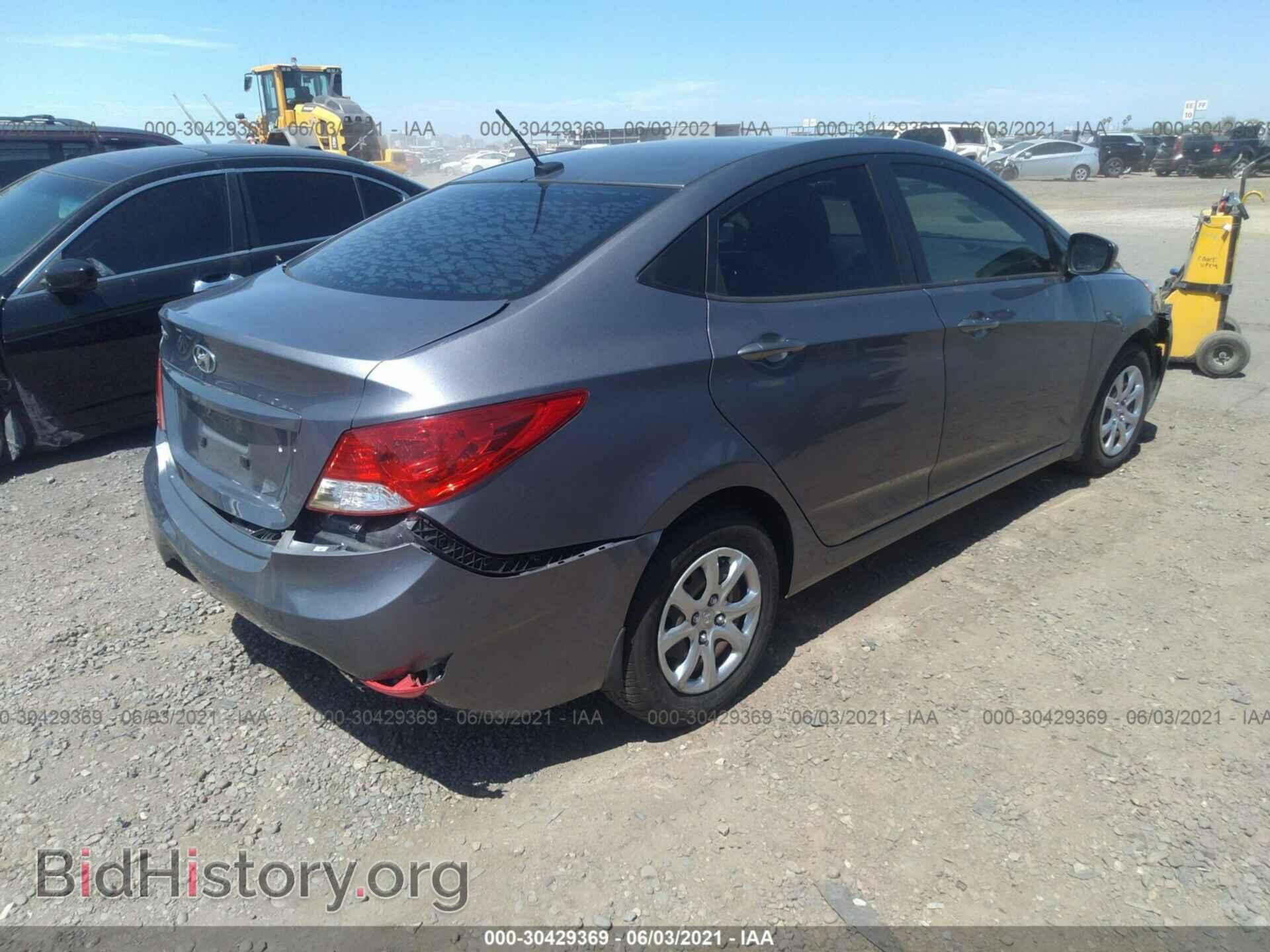 2013 HYUNDAI ACCENT - VIN: KMHCT4AE5DU559611 - Фото 4