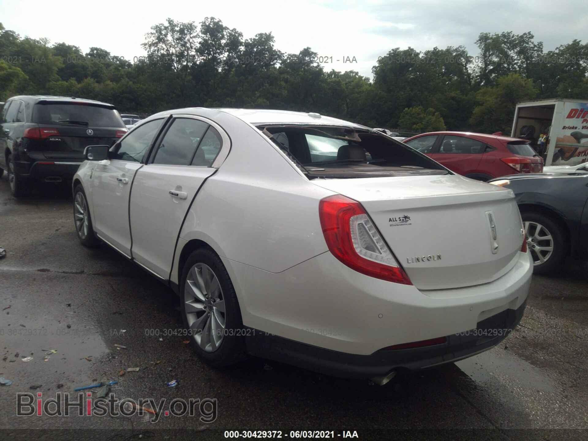 2014 LINCOLN MKS - VIN: 1LNHL9DK8EG604433 - Фото 3