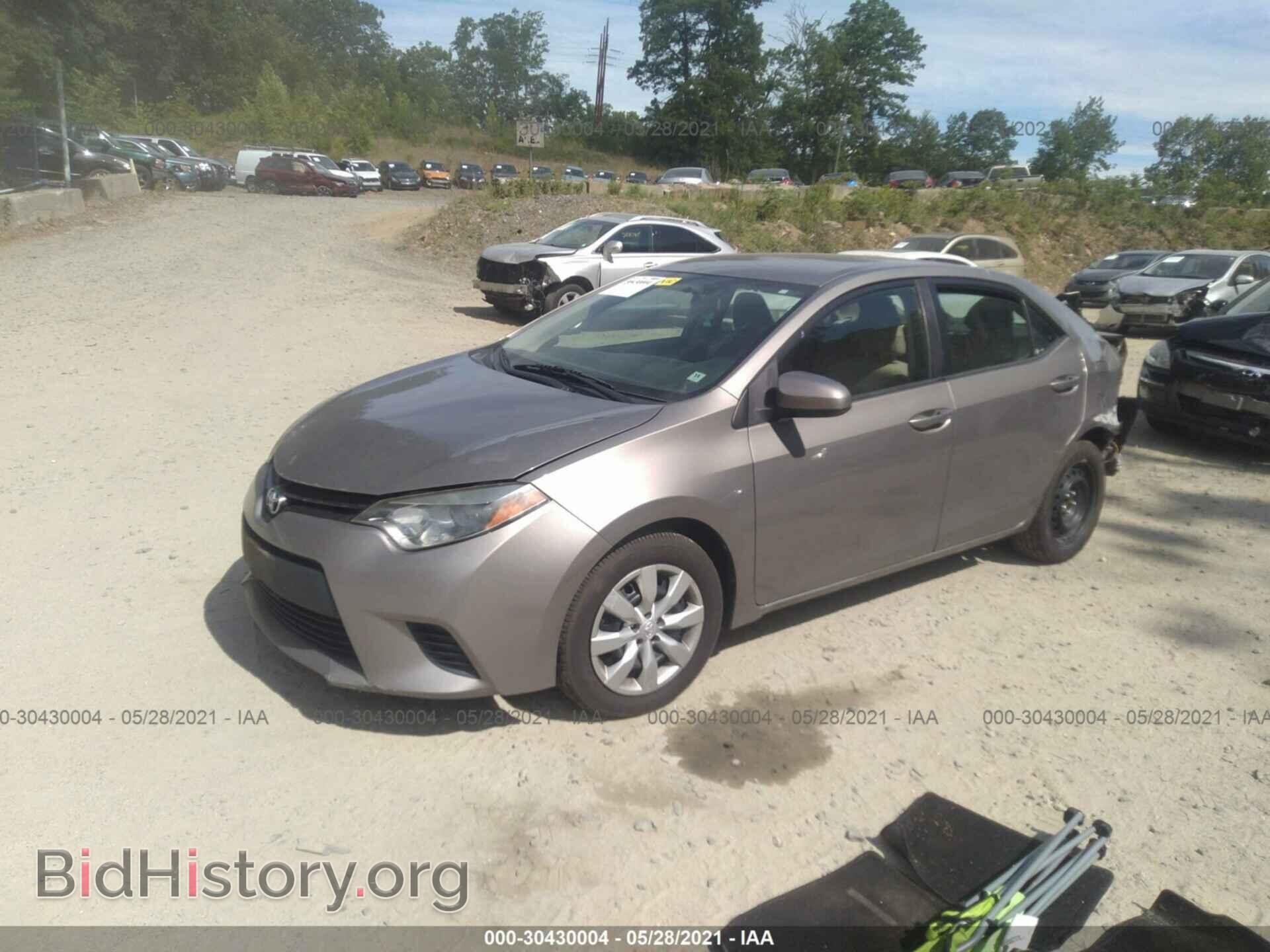 2014 TOYOTA COROLLA - VIN: 2T1BURHE0EC046121 - Фото 2
