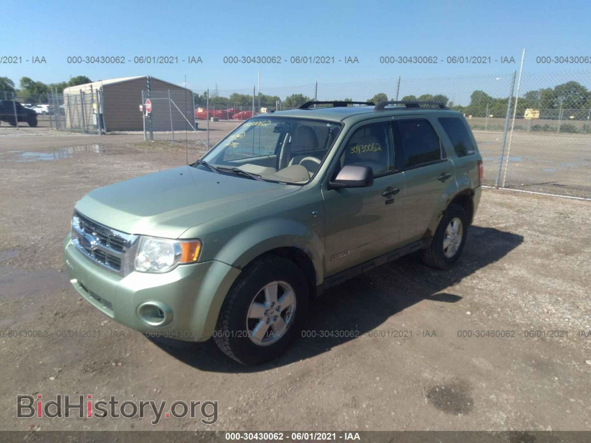 2008 FORD ESCAPE - VIN: 1FMCU93108KB75239 - Фото 2