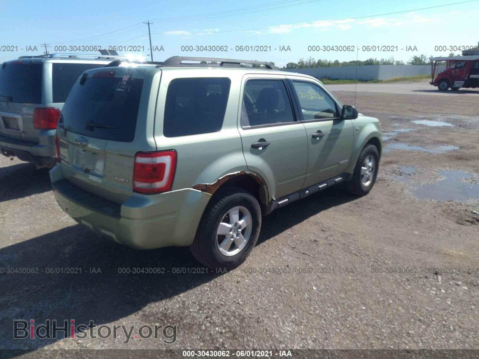 2008 FORD ESCAPE - VIN: 1FMCU93108KB75239 - Фото 4