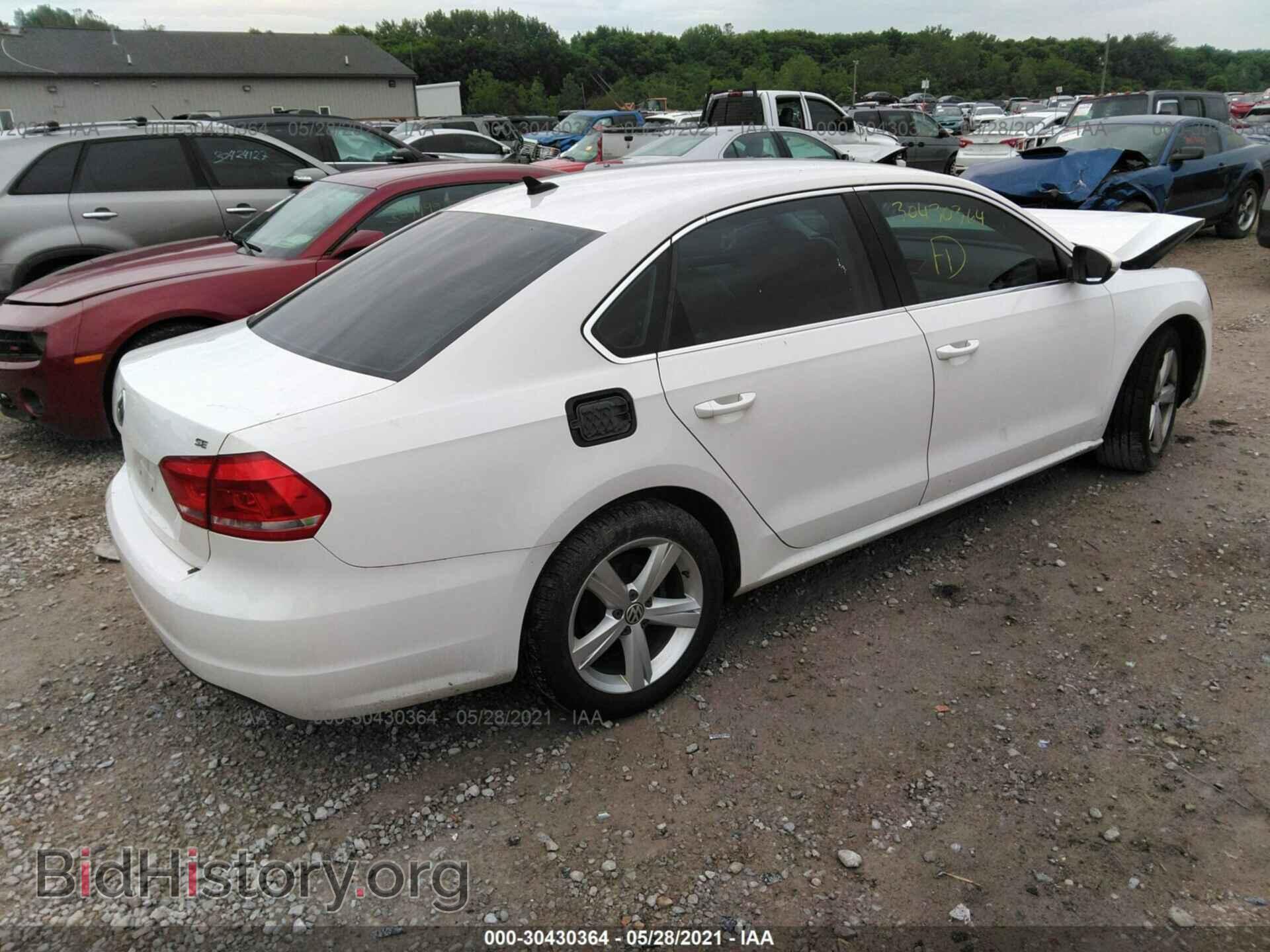 2012 VOLKSWAGEN PASSAT - VIN: 1VWBP7A3XCC012260 - Фото 4