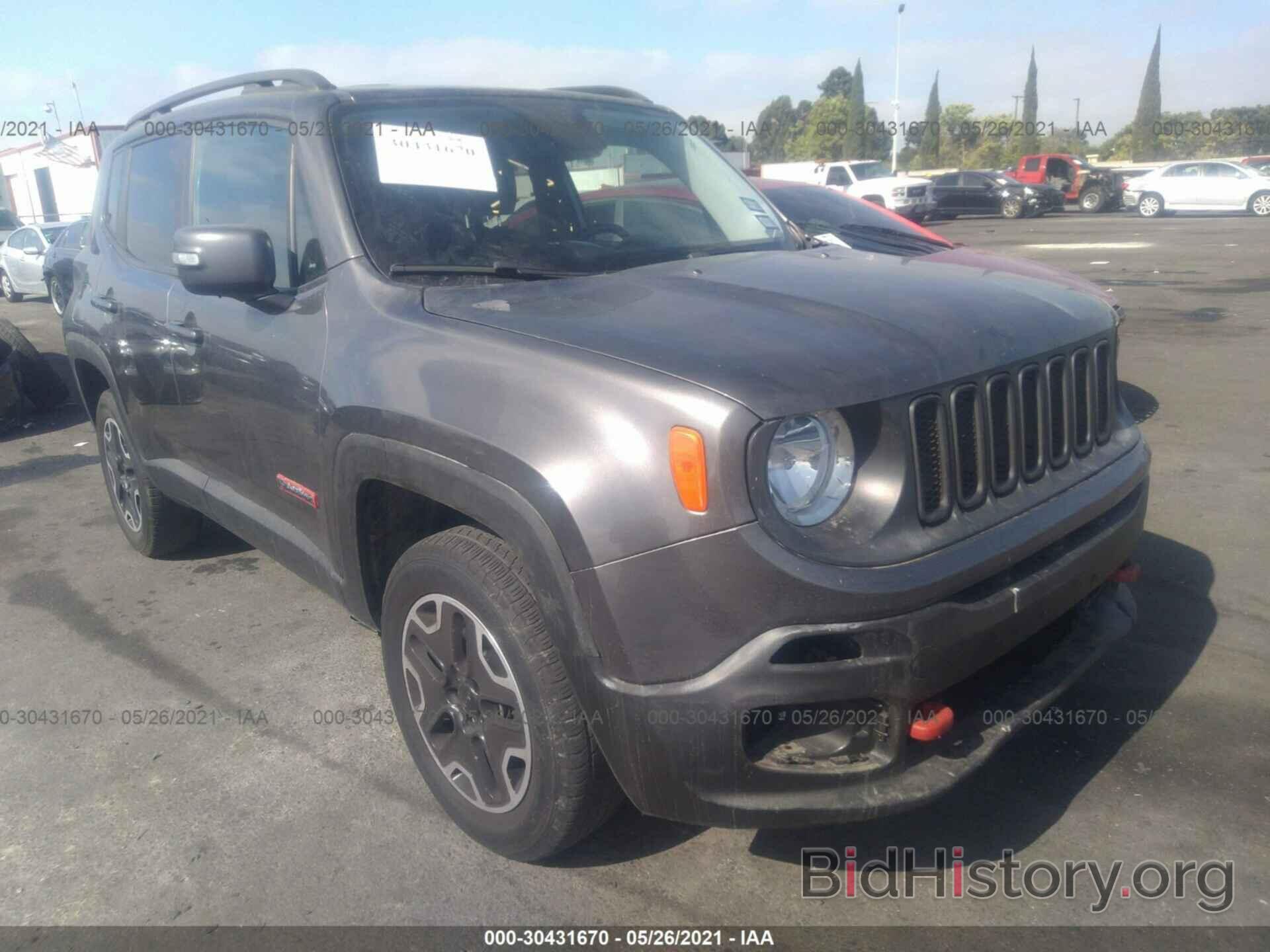 Фотография ZACCJBCT6GPE11533 - JEEP RENEGADE 2016