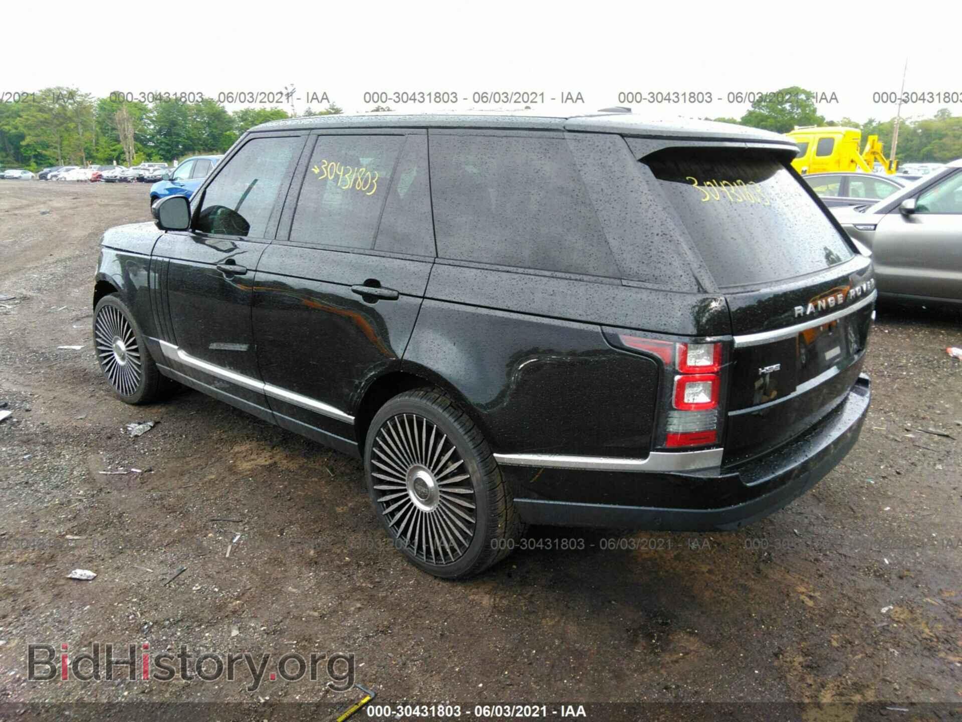 2015 LAND ROVER RANGE ROVER - VIN: SALGS2VF5FA234664 - Фото 3