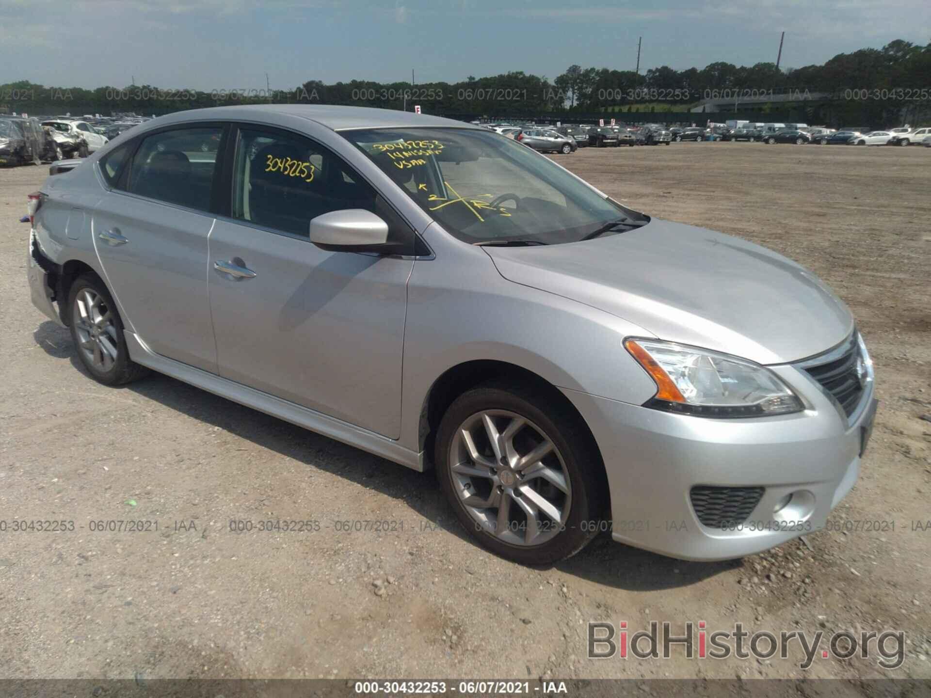 Photo 3N1AB7AP3EY303826 - NISSAN SENTRA 2014