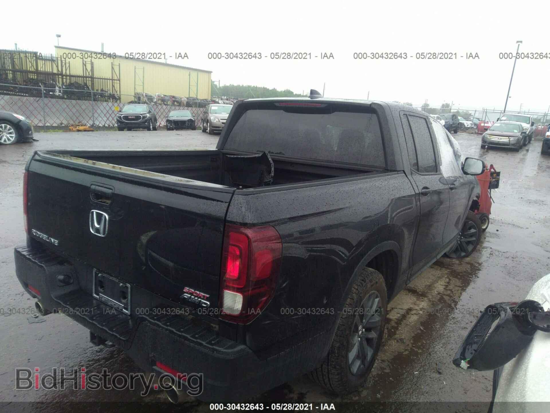 2021 HONDA RIDGELINE - VIN: 5FPYK3F1XMB002934 - Фото 4