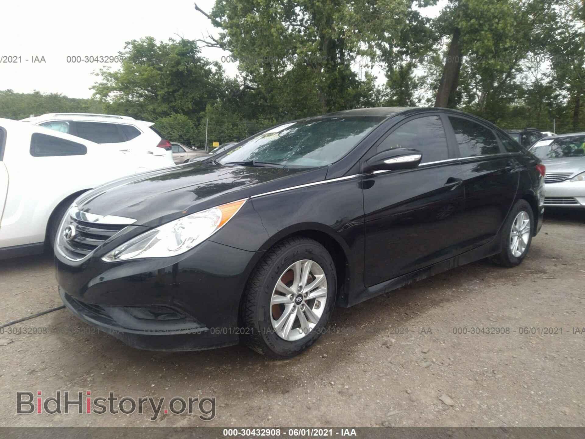 2014 HYUNDAI SONATA - VIN: 5NPEB4AC0EH925162 - Фото 2
