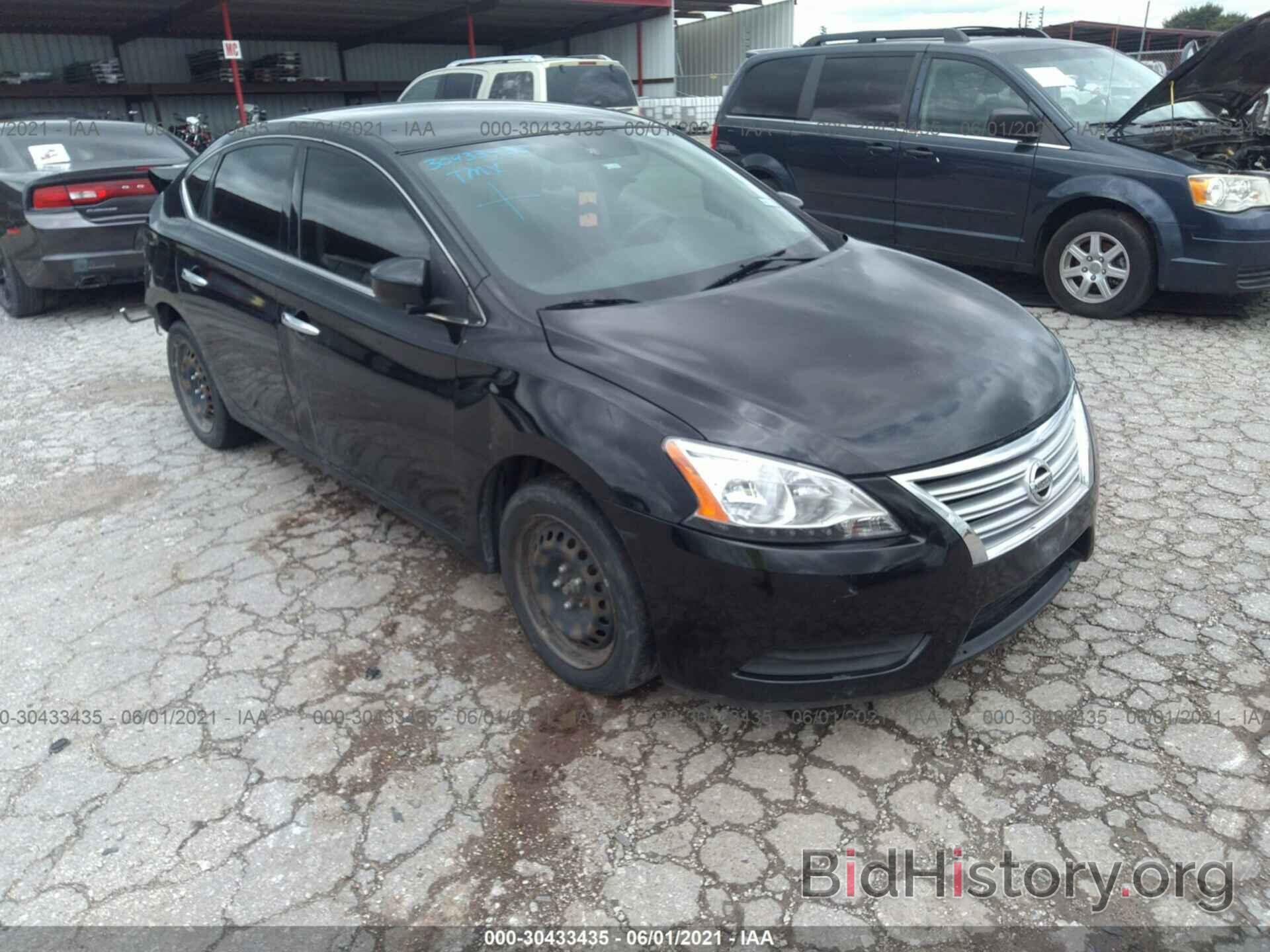 Photo 3N1AB7AP6EY280123 - NISSAN SENTRA 2014