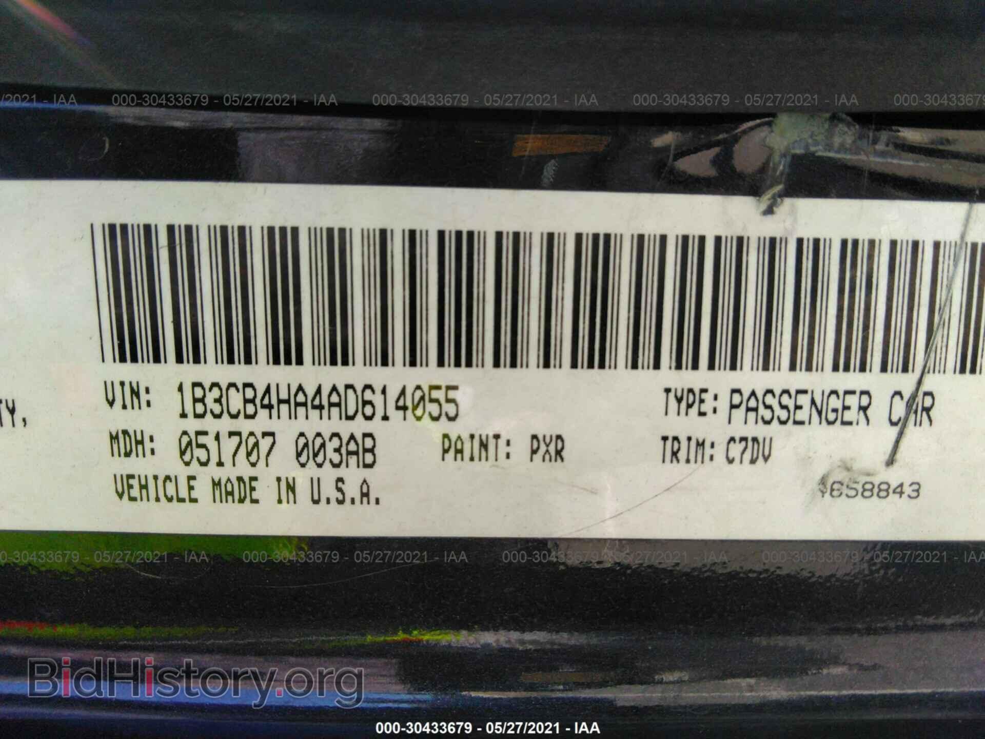2010 DODGE CALIBER - VIN: 1B3CB4HA4AD614055 - Фото 9