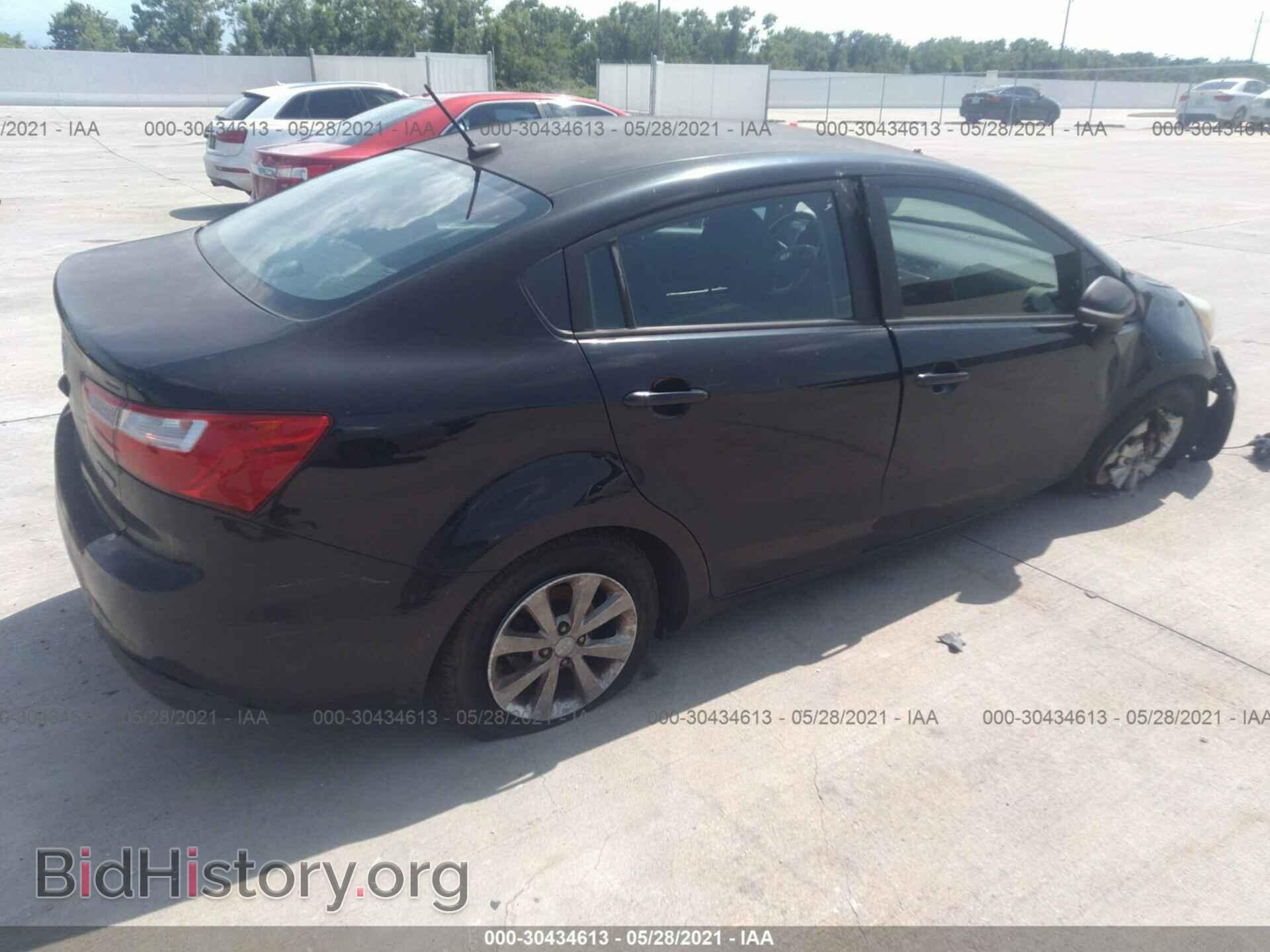 2012 KIA RIO - VIN: KNADN4A32C6046558 - Фото 4