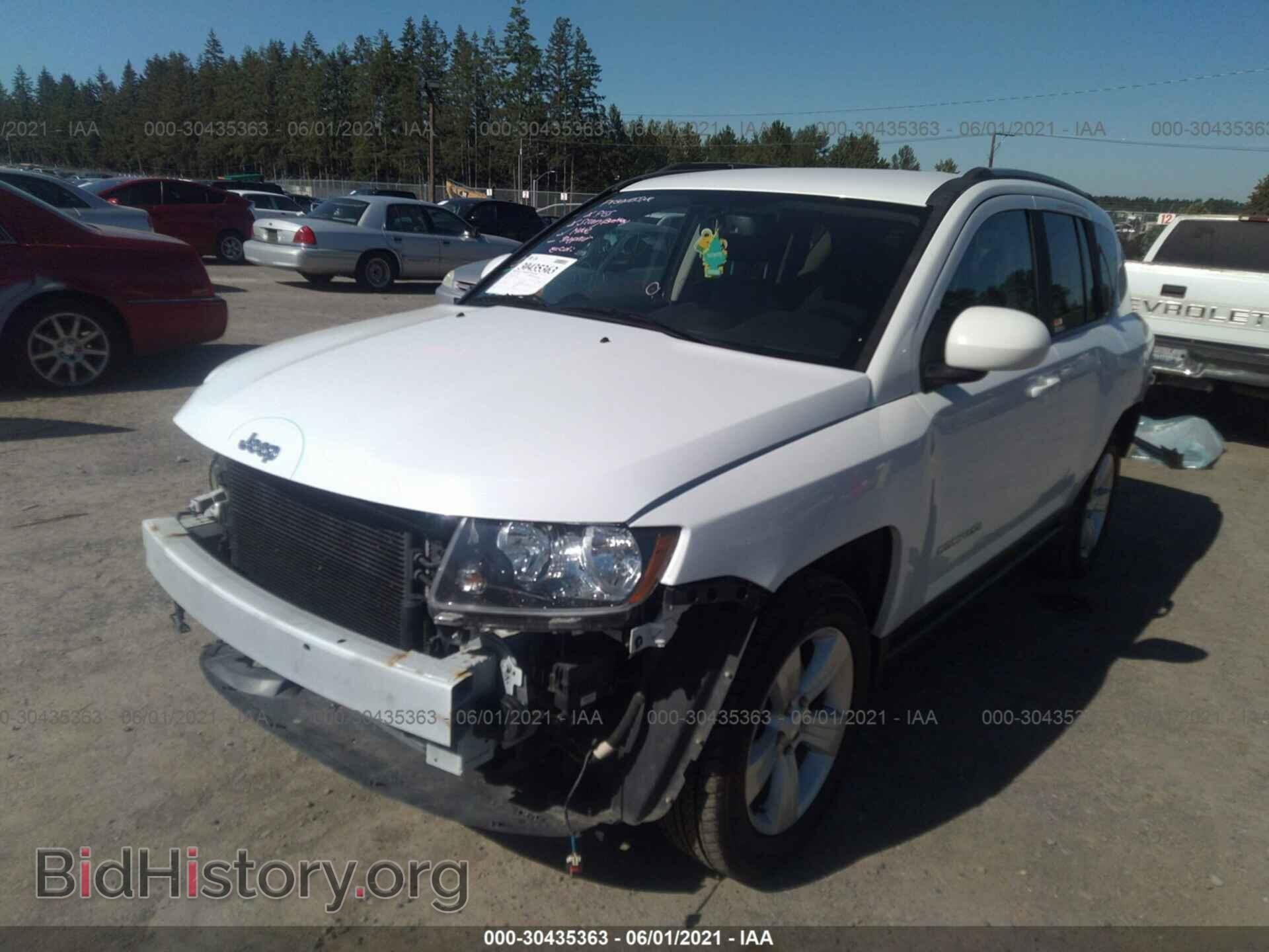 2016 JEEP COMPASS - VIN: 1C4NJDEB3GD630814 - Фото 2