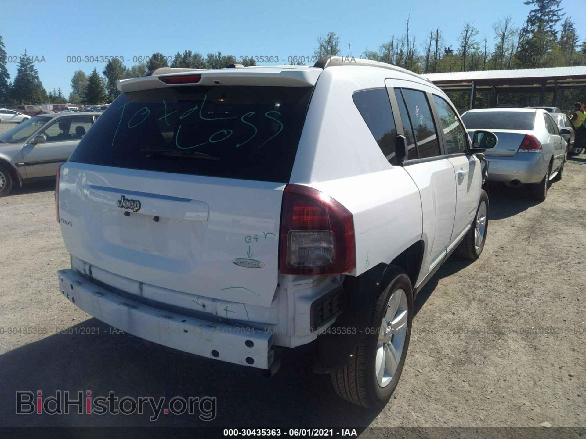 2016 JEEP COMPASS - VIN: 1C4NJDEB3GD630814 - Фото 4