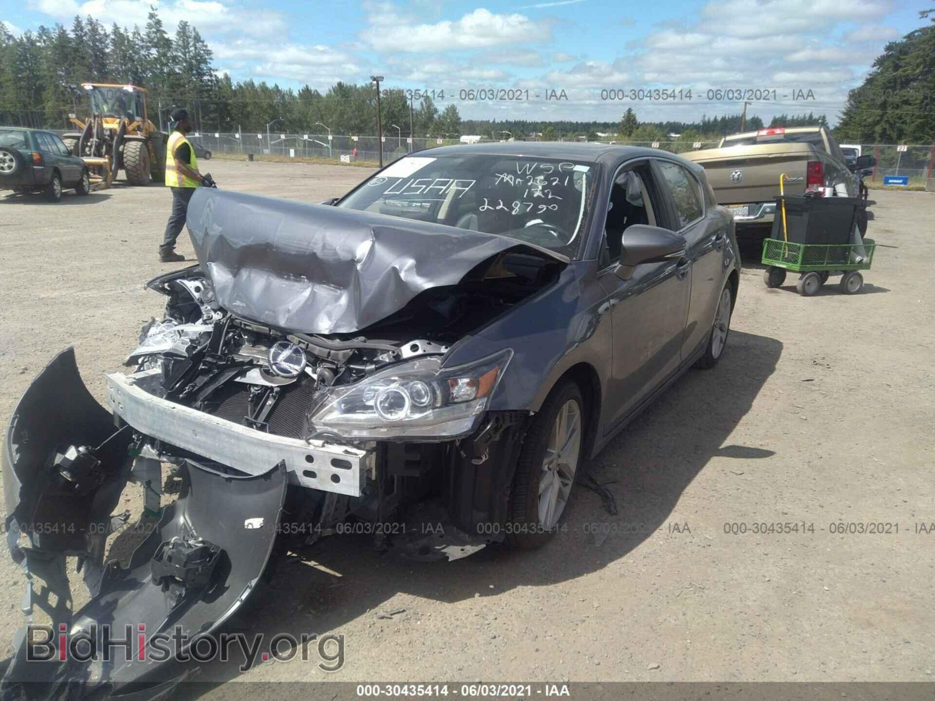 2015 LEXUS CT 200H - VIN: JTHKD5BH2F2243981 - Фото 2