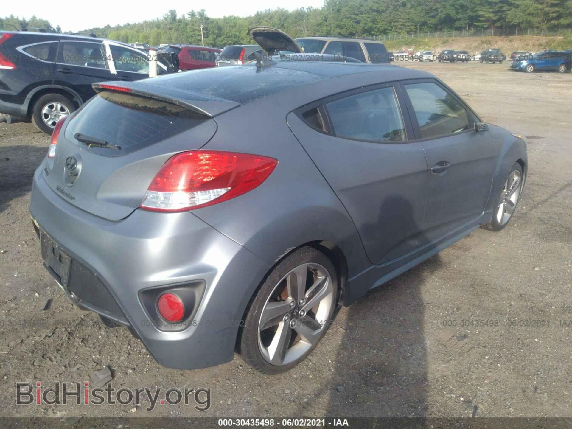 2014 HYUNDAI VELOSTER - VIN: KMHTC6AE7EU183636 - Фото 4