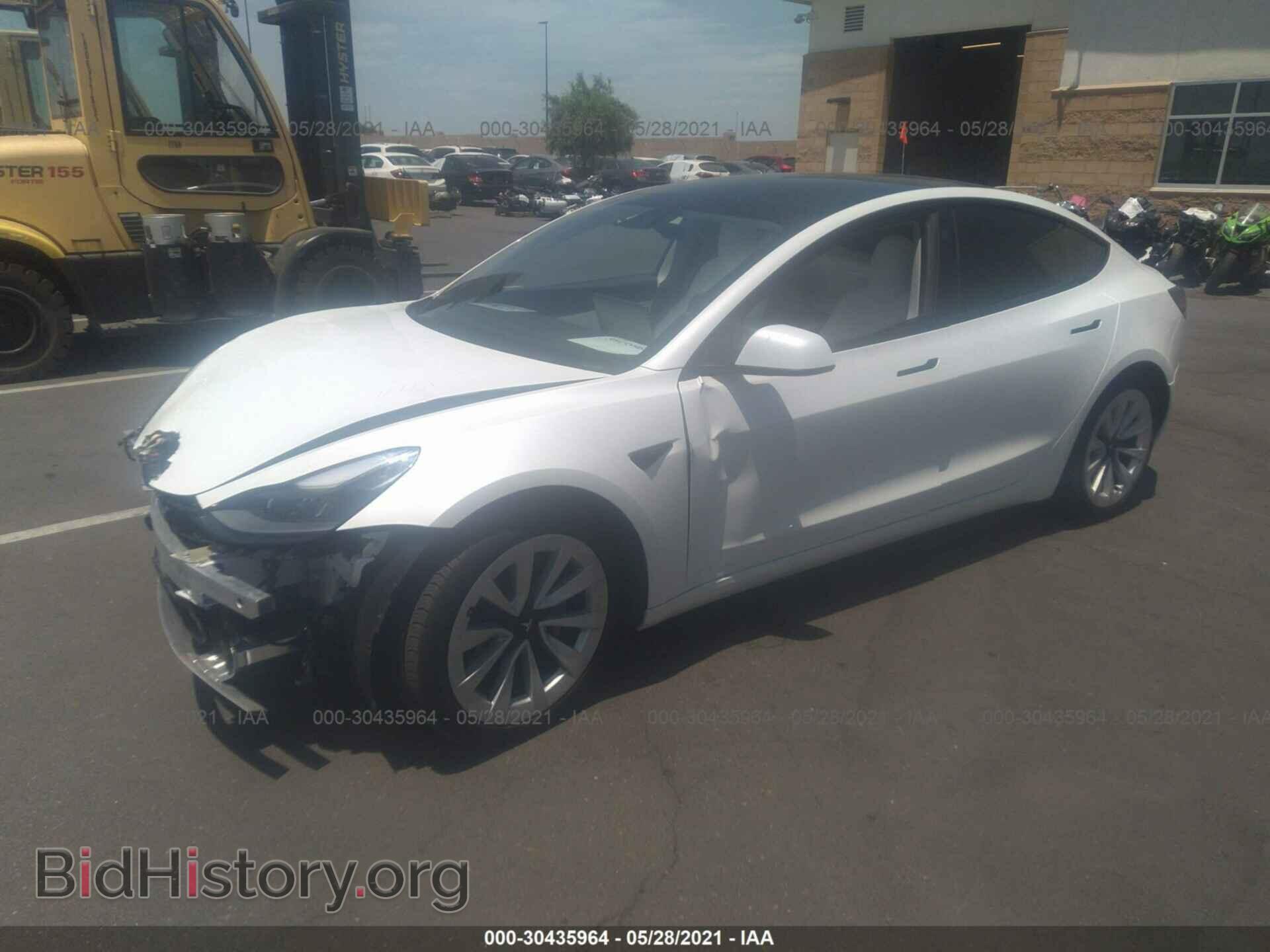 2021 TESLA MODEL 3 - VIN: 5YJ3E1EA0MF927691 - Photo 2