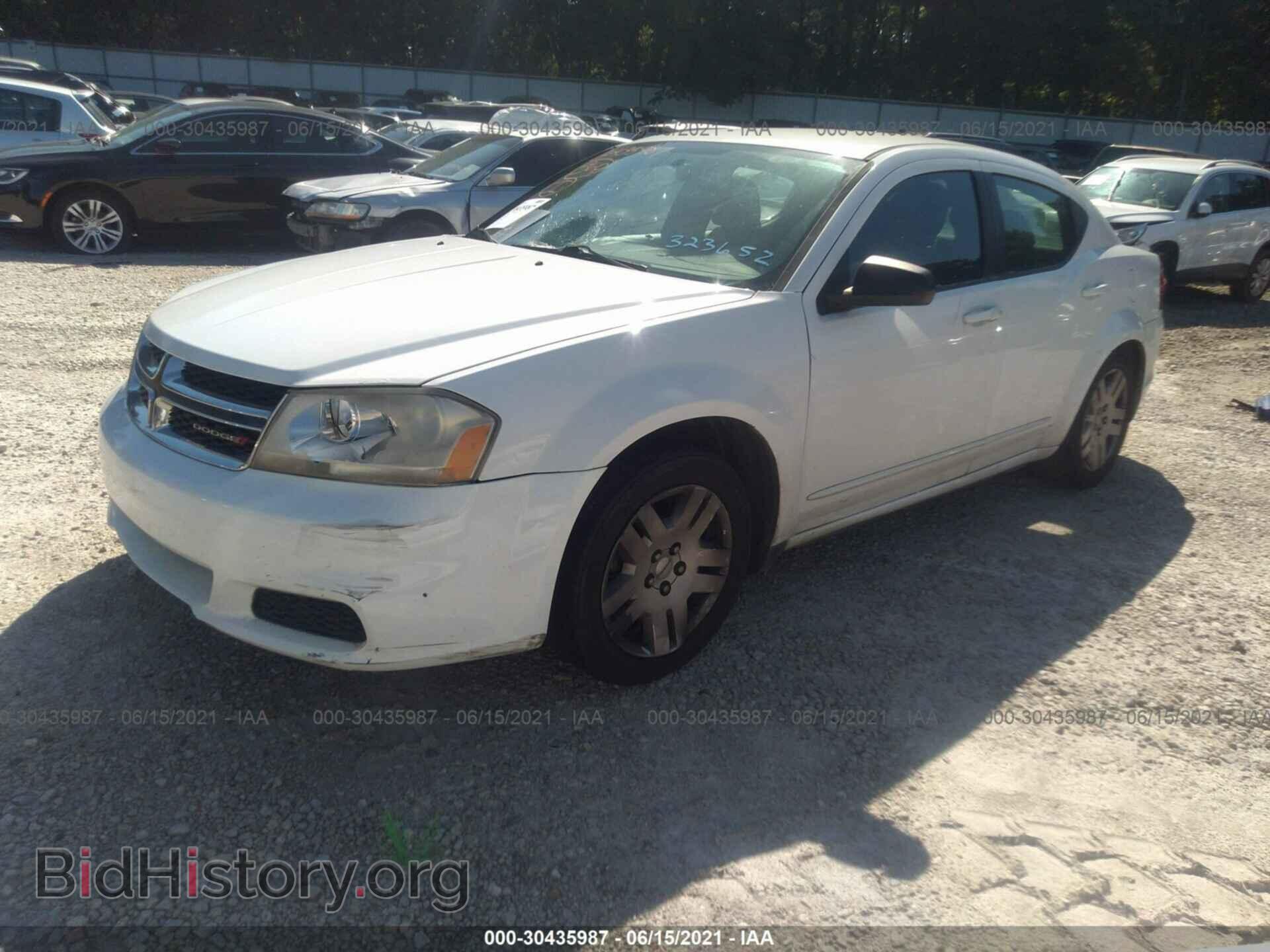 2012 DODGE AVENGER - VIN: 1C3CDZABXCN323652 - Фото 2