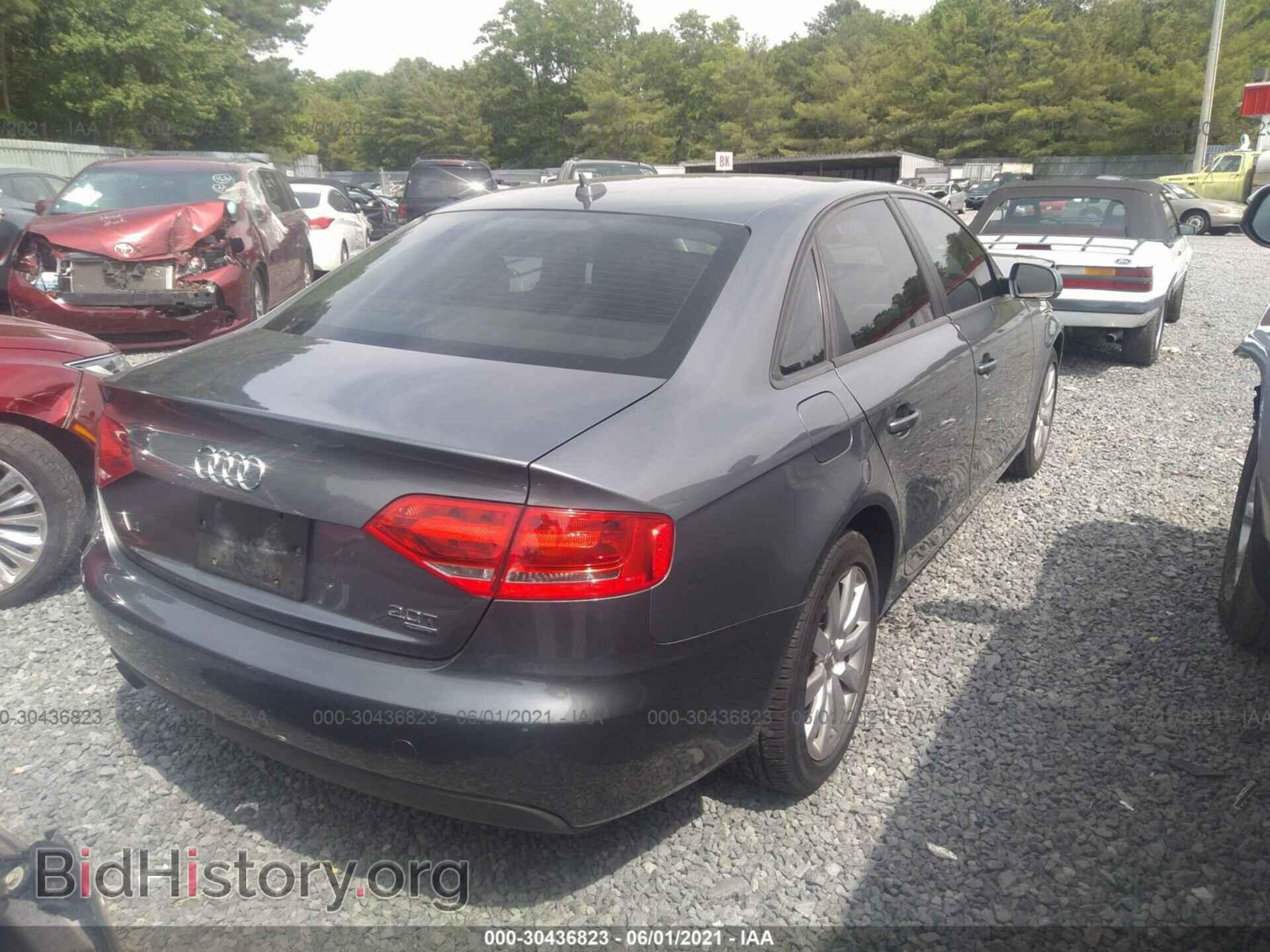 2012 AUDI A4 - VIN: WAUBFAFL0CN012443 - Фото 4