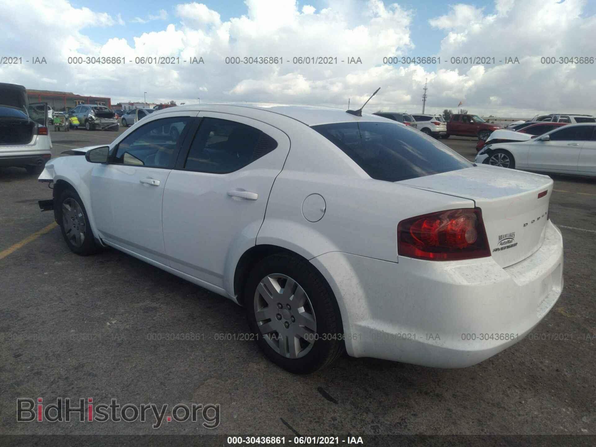 2014 DODGE AVENGER - VIN: 1C3CDZAB9EN154923 - Фото 3